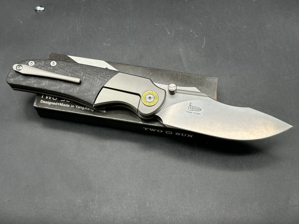 Twosun TS 492 Titanium carbon fiber handle 8.6' overall length