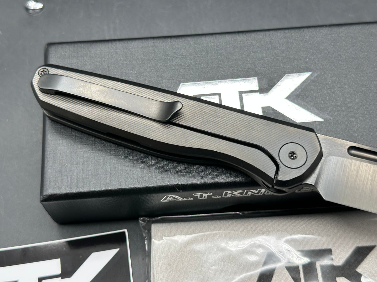 ATK the Catalyst DLC Titanium handle S90V DLC blade 7.8' overall length