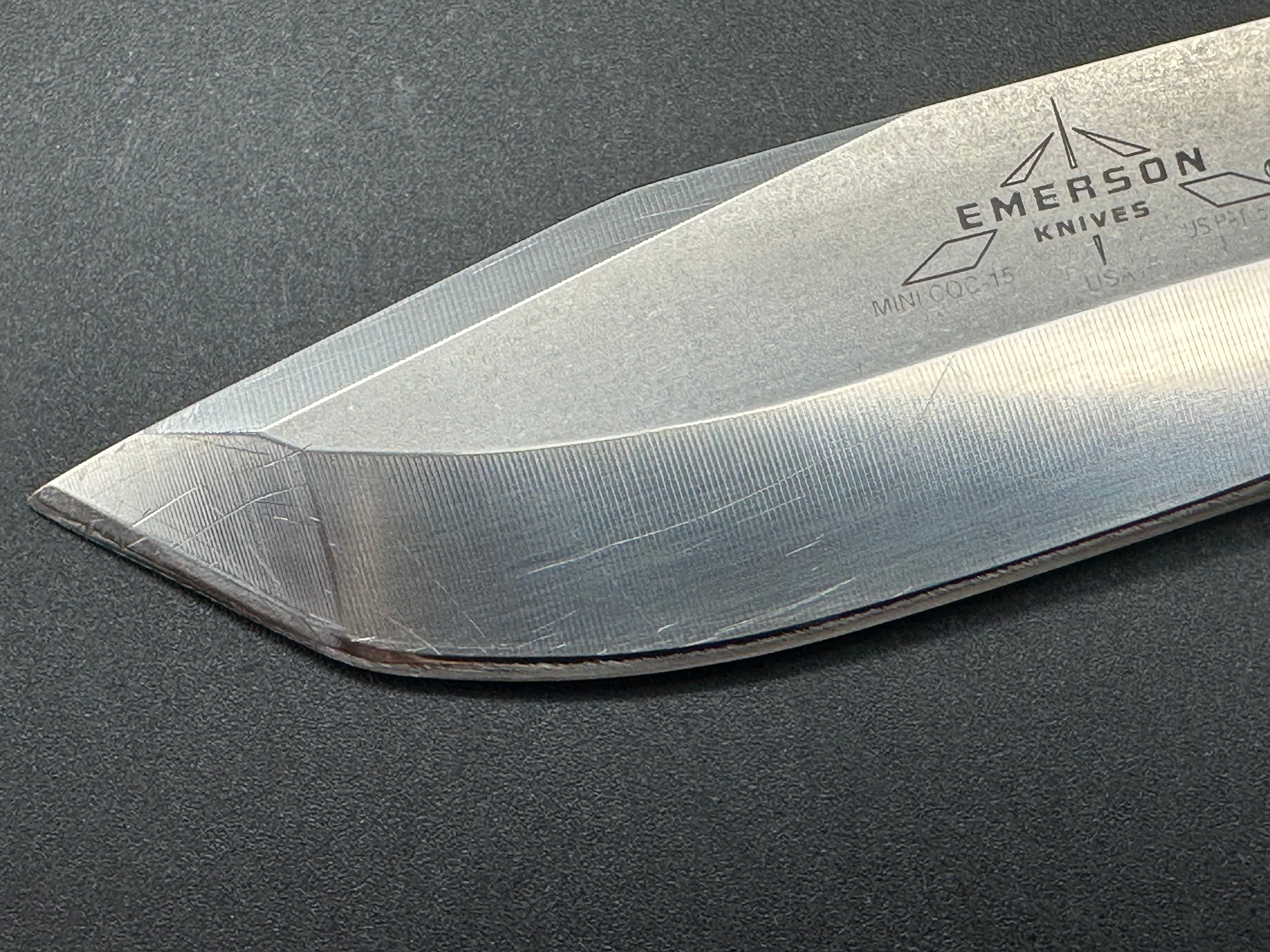 Emerson Mini CQC-15 G10 scales 154CM blade