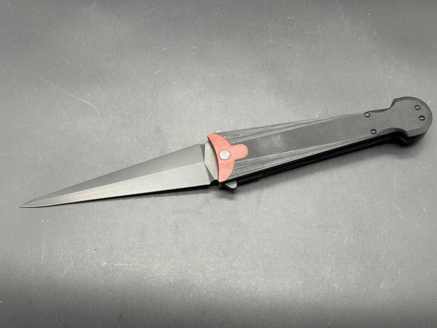 Daggerr Knives Cinquedea Black Aluminum (5.6" Black D2)