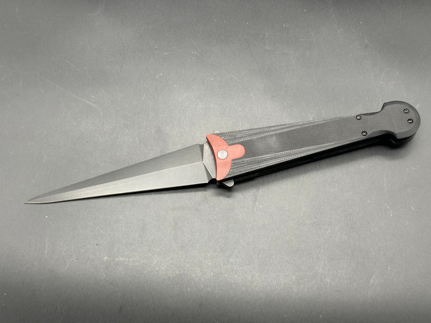 Daggerr Knives Cinquedea Black Aluminum (5.6" Black D2)