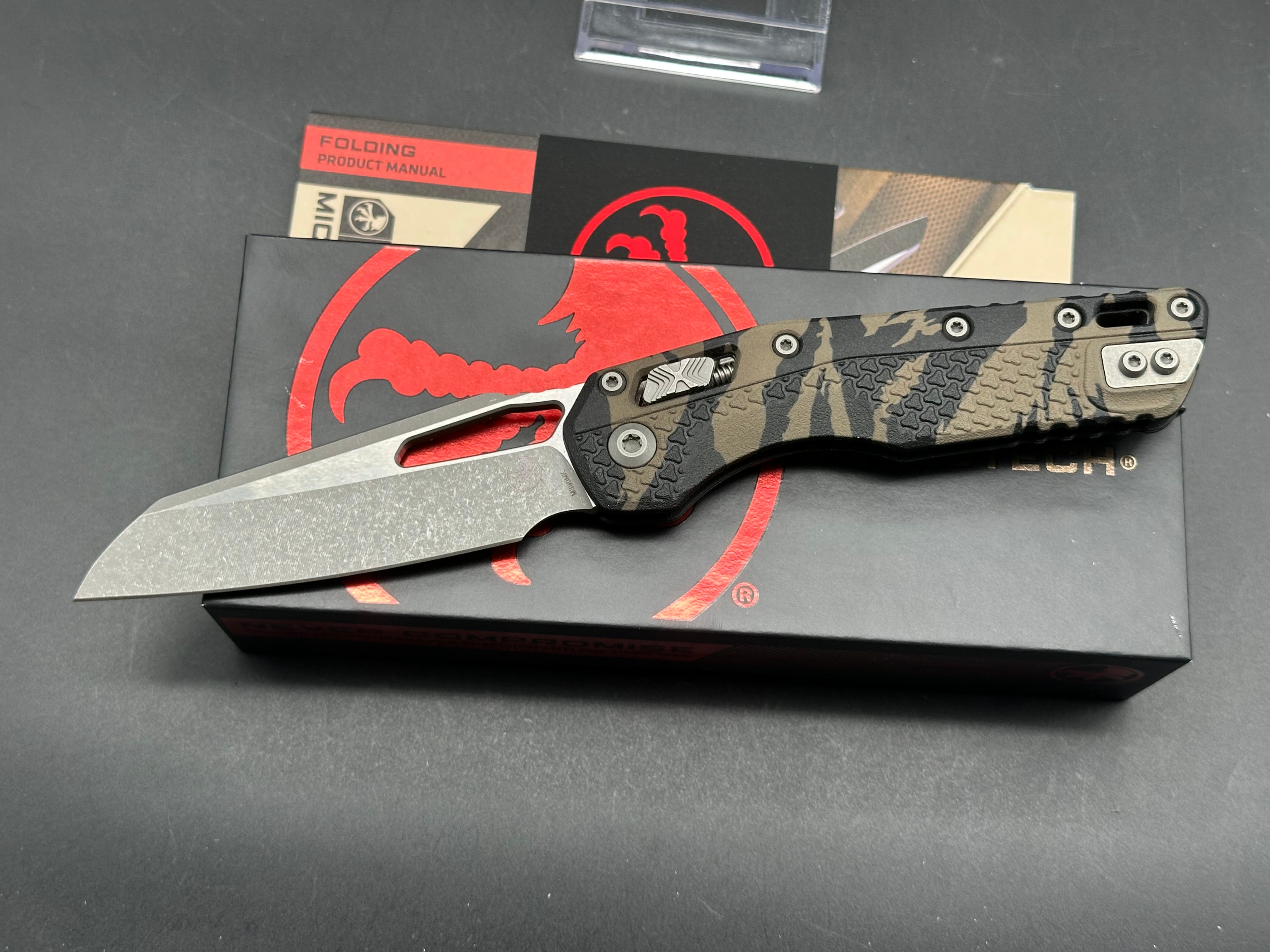 Microtech MSI RAM-LOK Folding Knife Apocalyptic/Tiger Camo