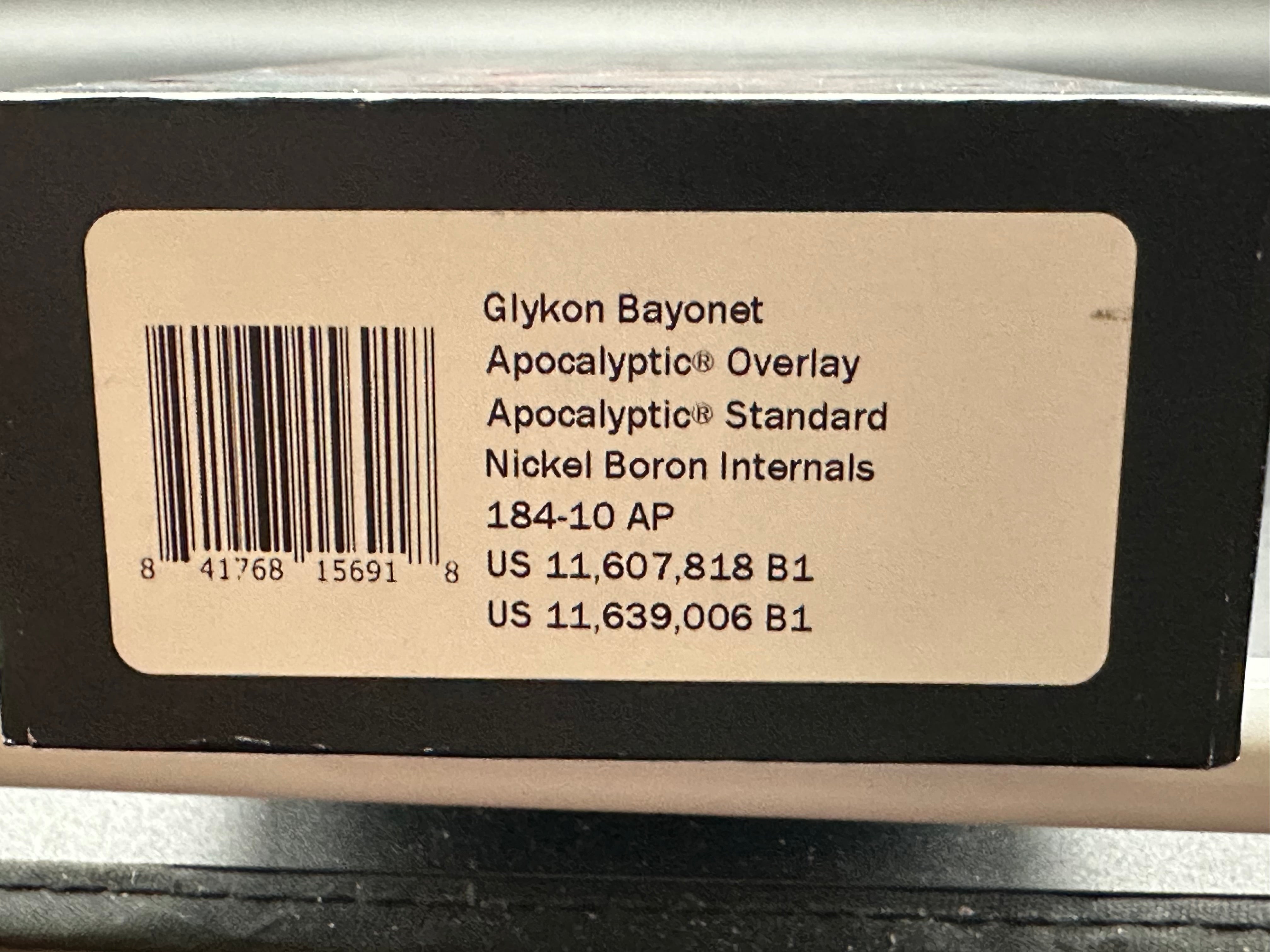 Microtech Glykon Black/GreyBayonet Apocalyptic