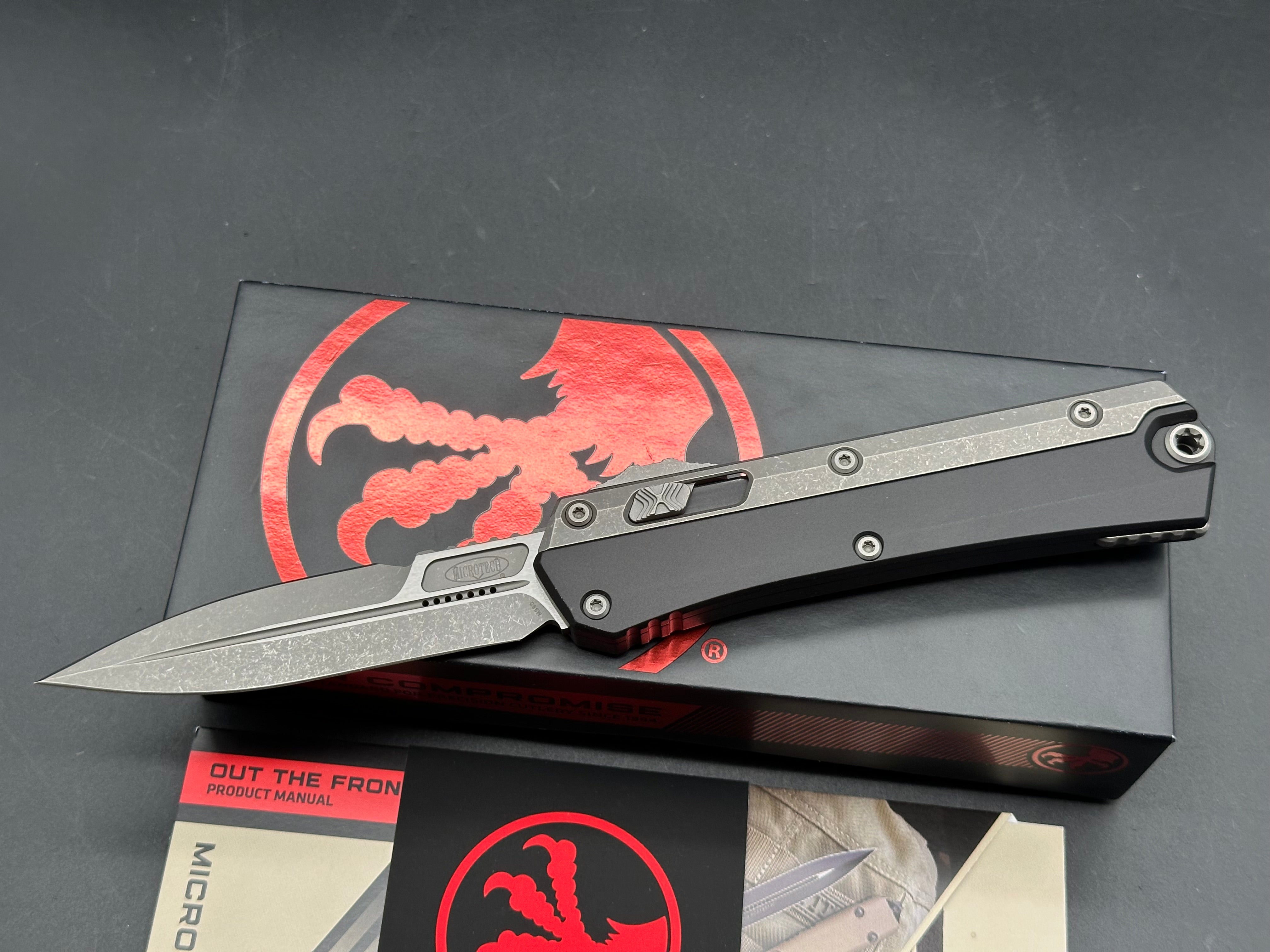 Microtech Glykon Black/GreyBayonet Apocalyptic