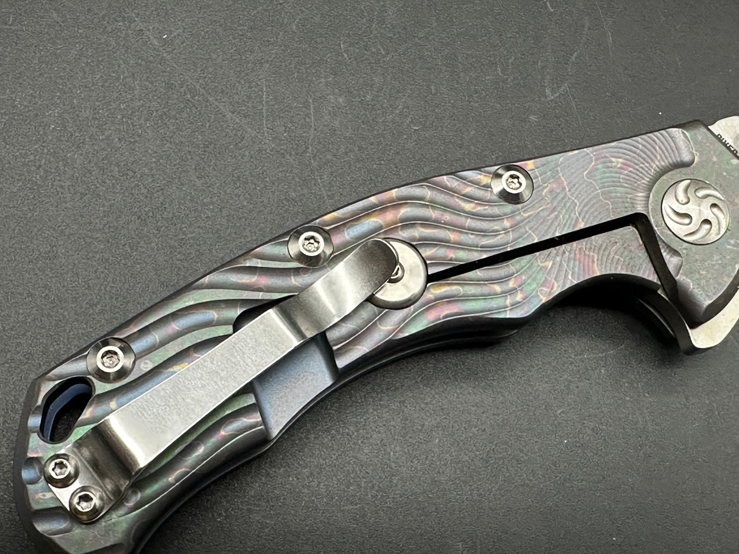 Kizer River Cat KI4456A2 S35VN Stonewash TI Spectrum Color