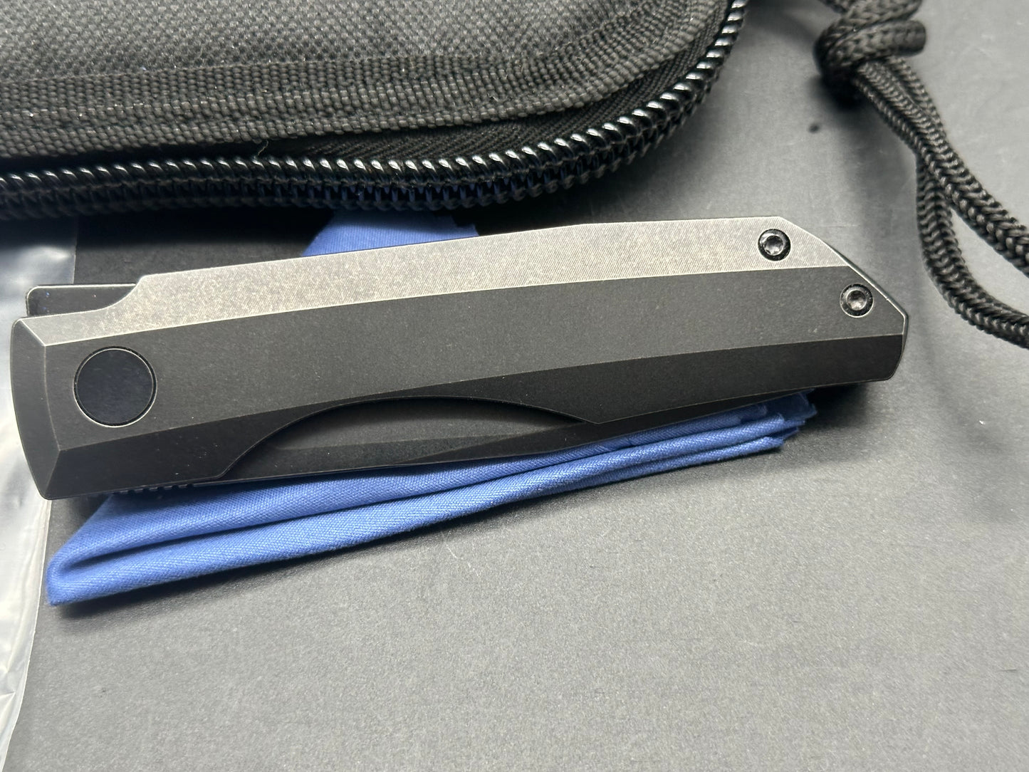 Vero Impulse Mini (2nd Run) - #741, M390 Blade, Full Blackwash Ti