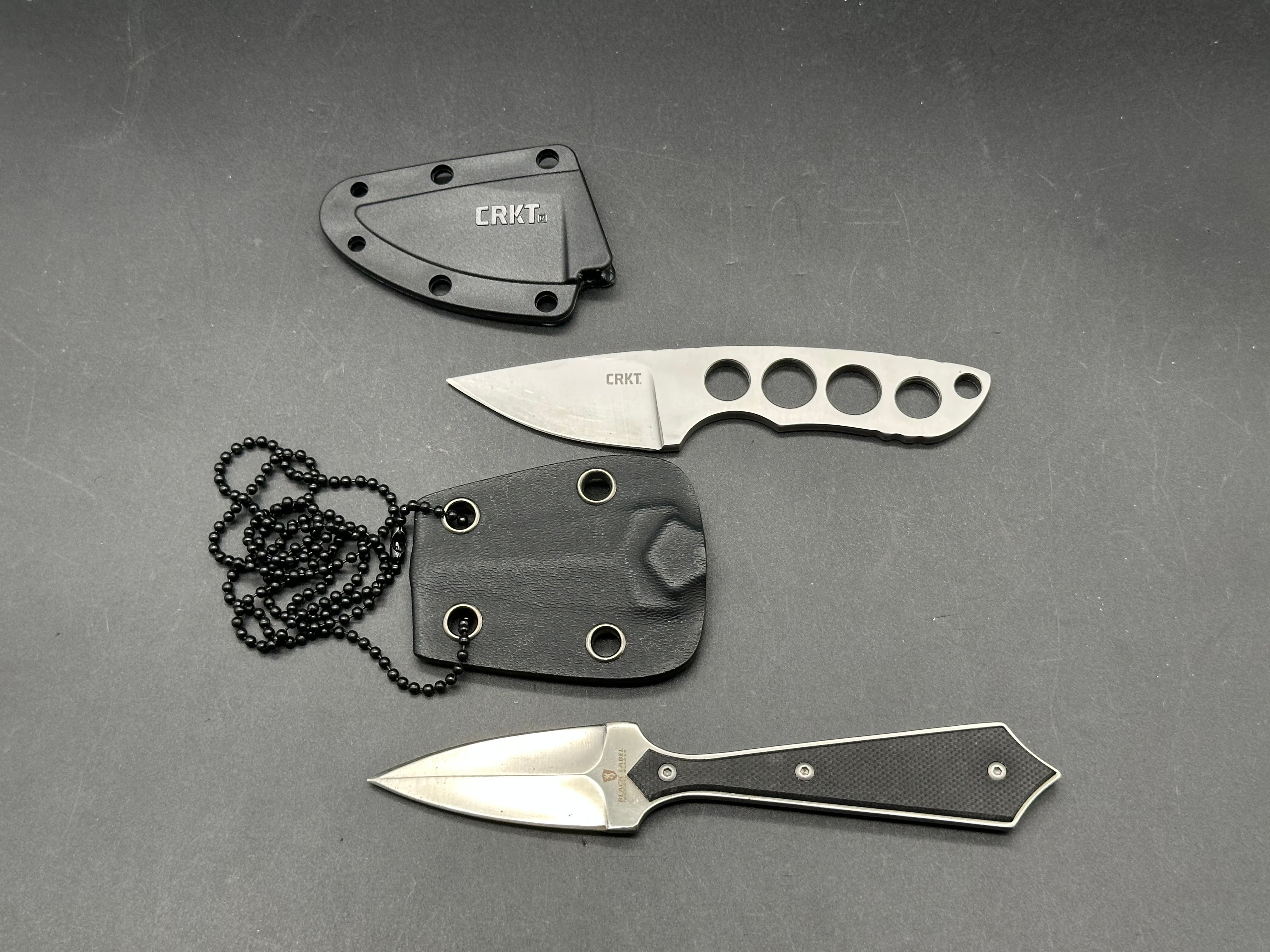 2 knife Bundle: CRKT Bita / Browning tracer neck knives