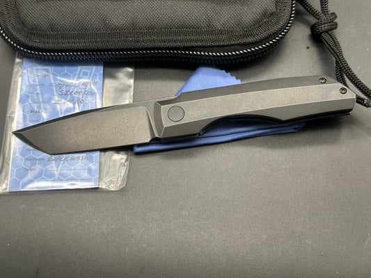 Vero Impulse Mini (2nd Run) - #741, M390 Blade, Full Blackwash Ti