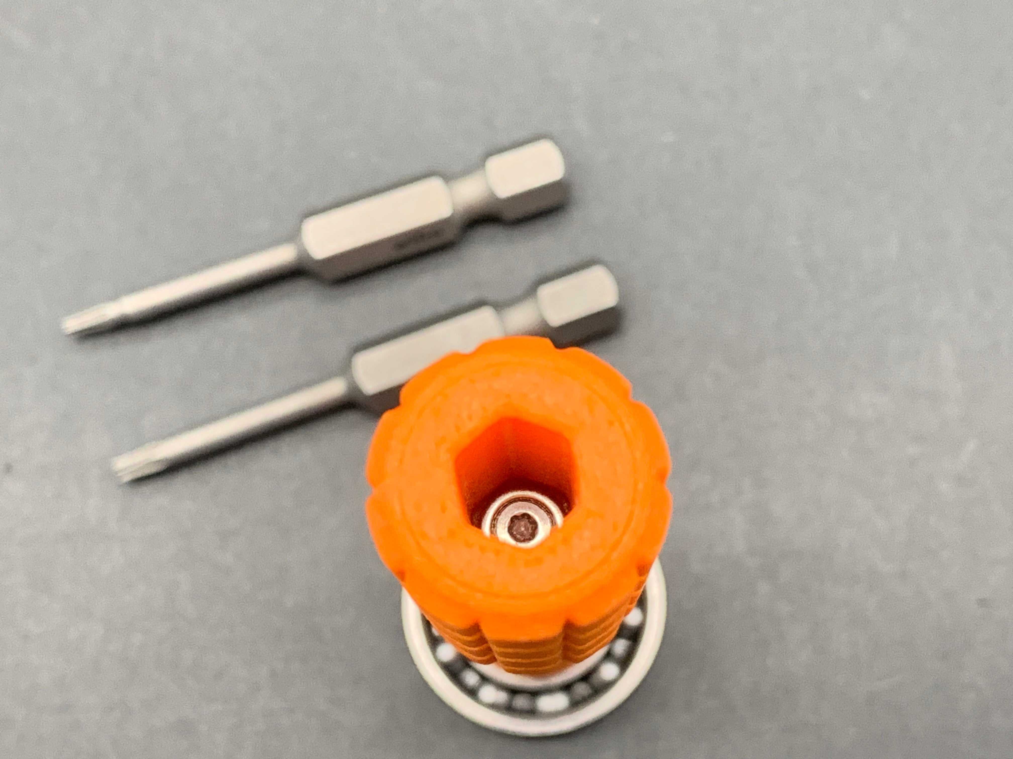 LTK 1/4 inch driver in orange Fraggie pattern w/ #8 & #6 Torx bits