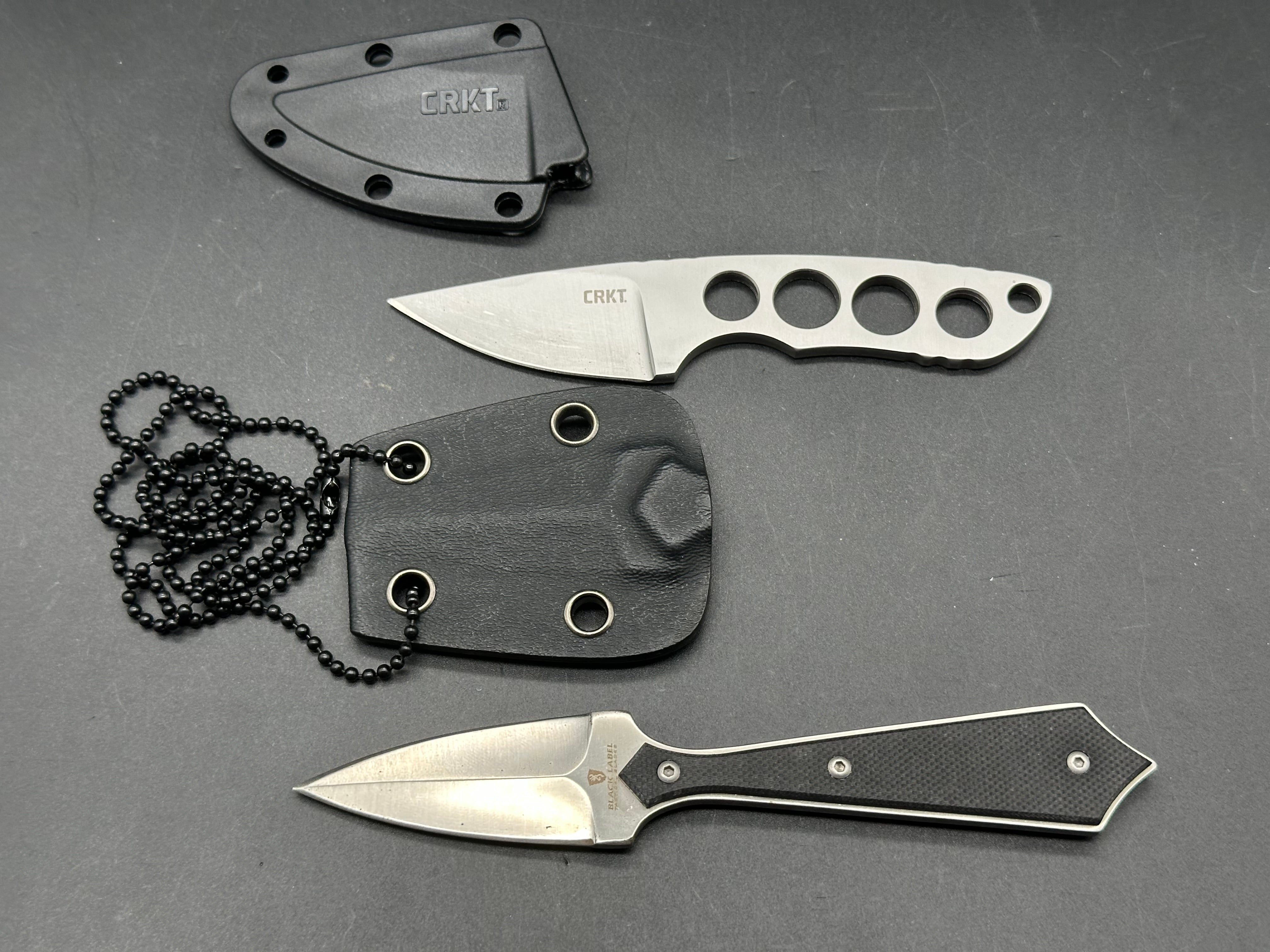 2 knife Bundle: CRKT Bita / Browning tracer neck knives