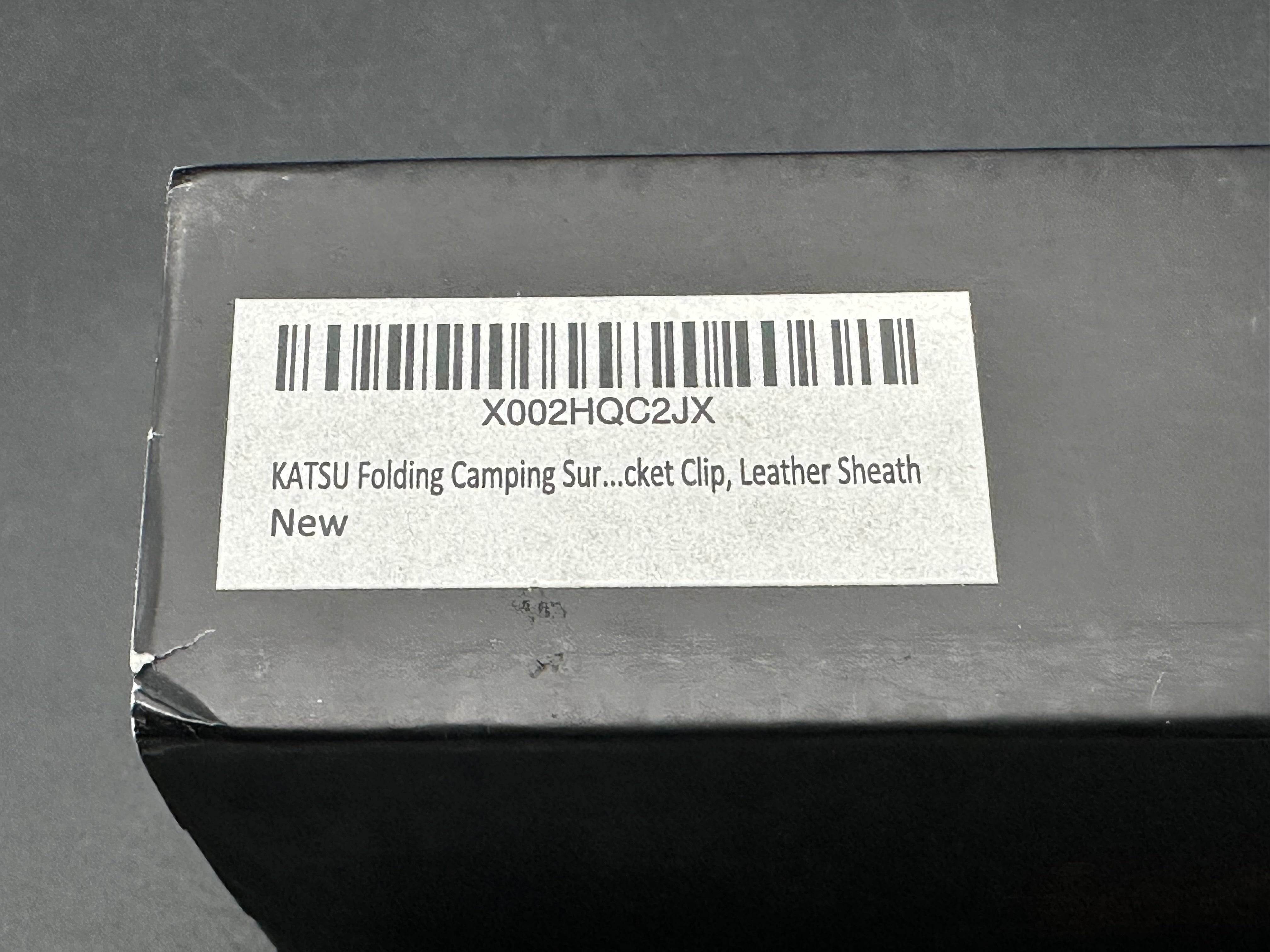 Katsu X002HQC2JX - TK01 Folding Camping Knife