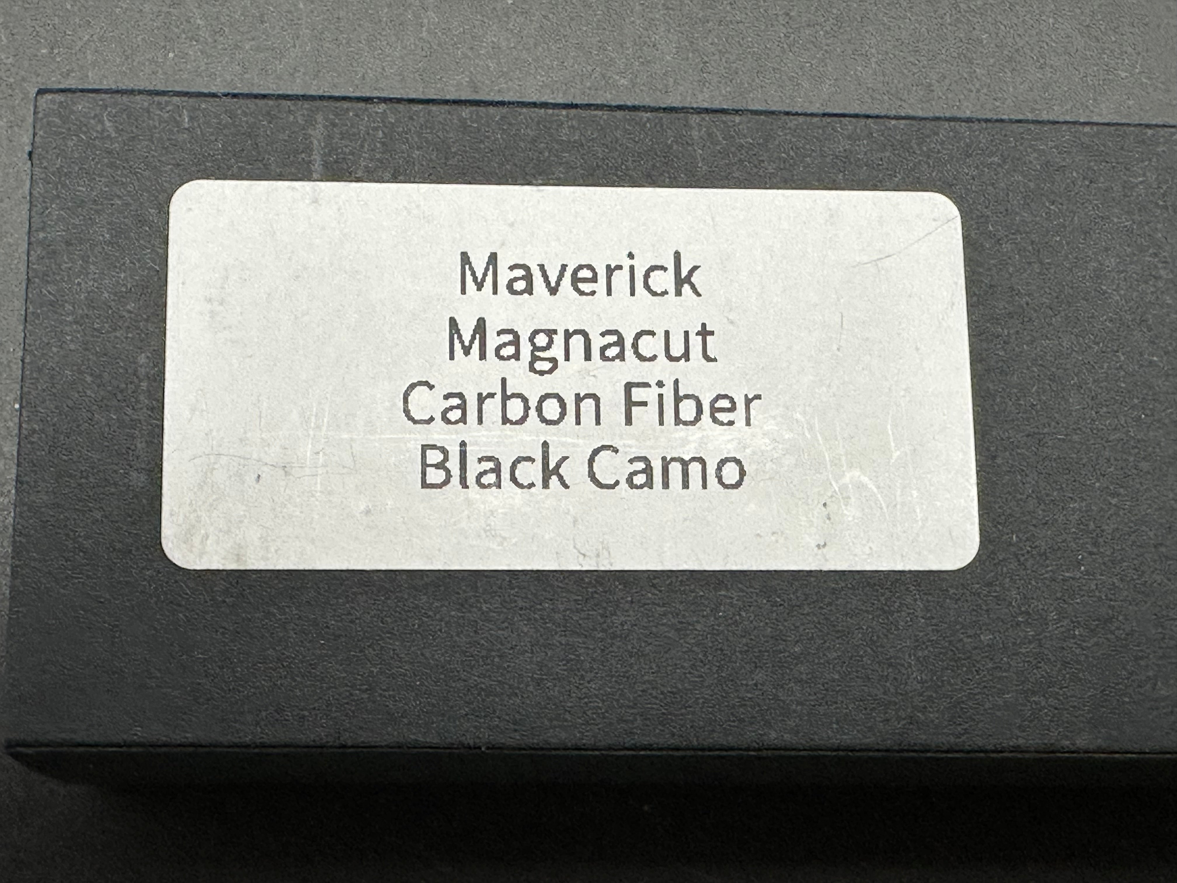 Tactile Knife Co Maverick, Milled Black Camo Carbon Fiber / Stonewash CPM Magnacut