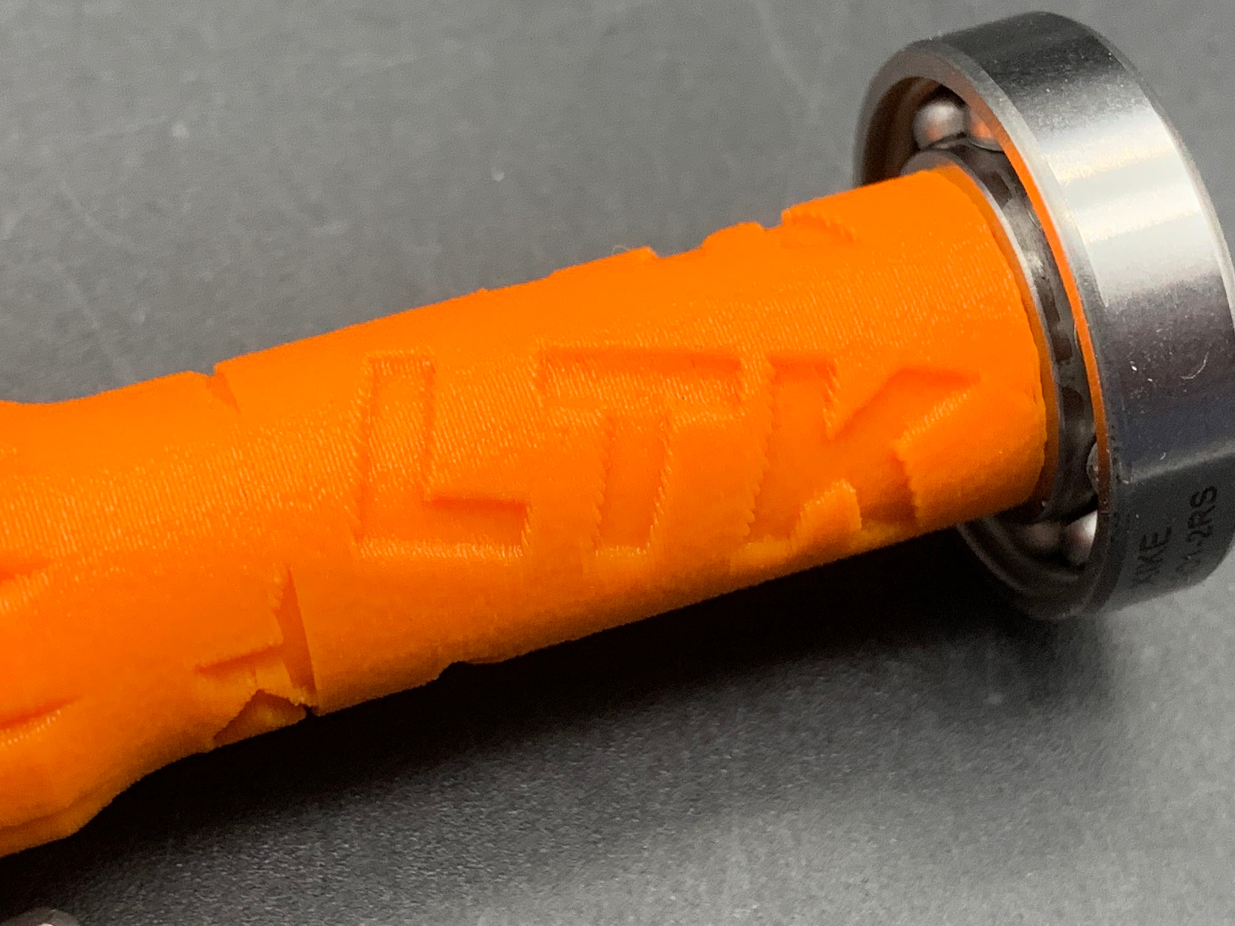 LTK 1/4 inch driver in orange Fraggie pattern w/ #8 & #6 Torx bits
