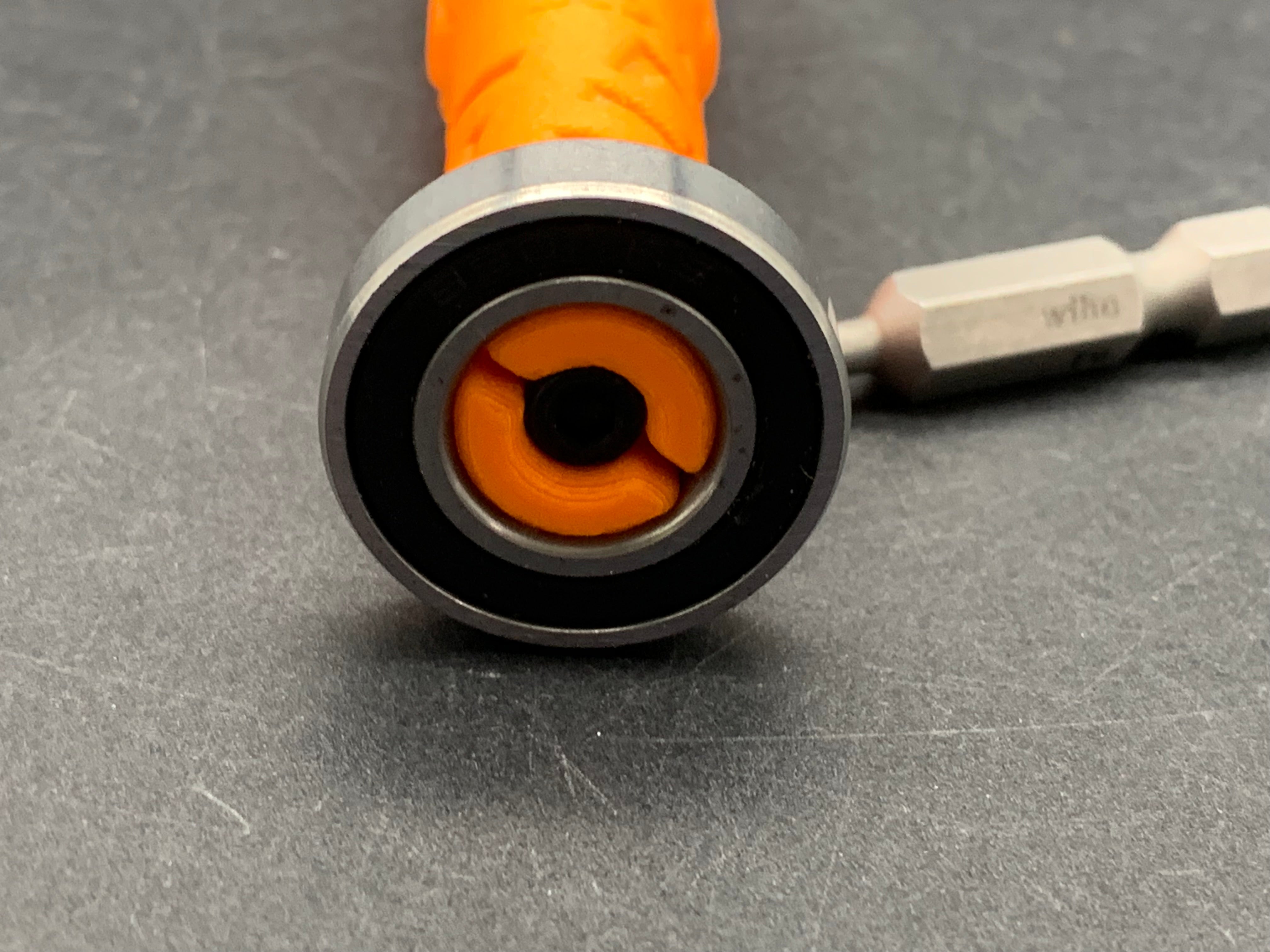 LTK 1/4 inch driver in orange Fraggie pattern w/ #8 & #6 Torx bits