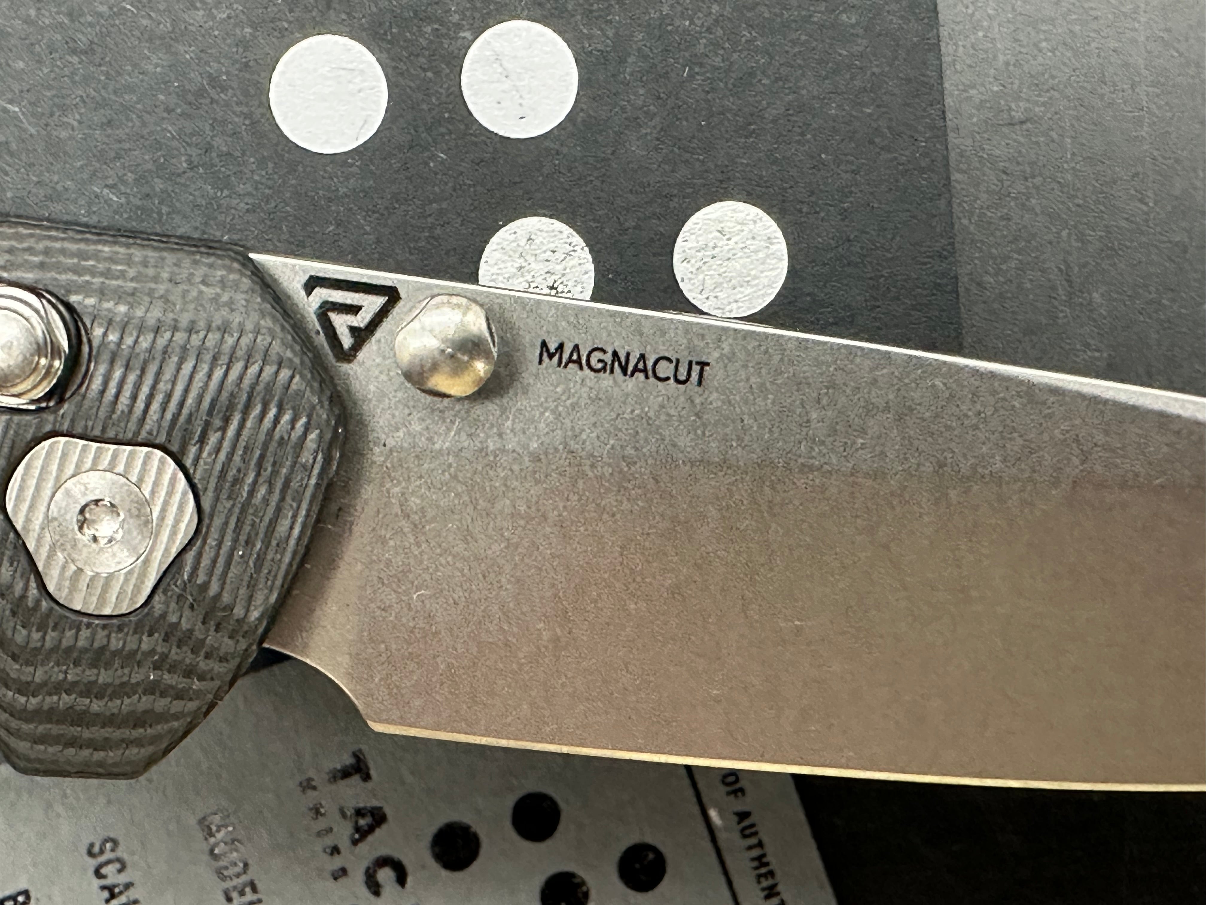 Tactile Knife Co Maverick, Milled Black Camo Carbon Fiber / Stonewash CPM Magnacut
