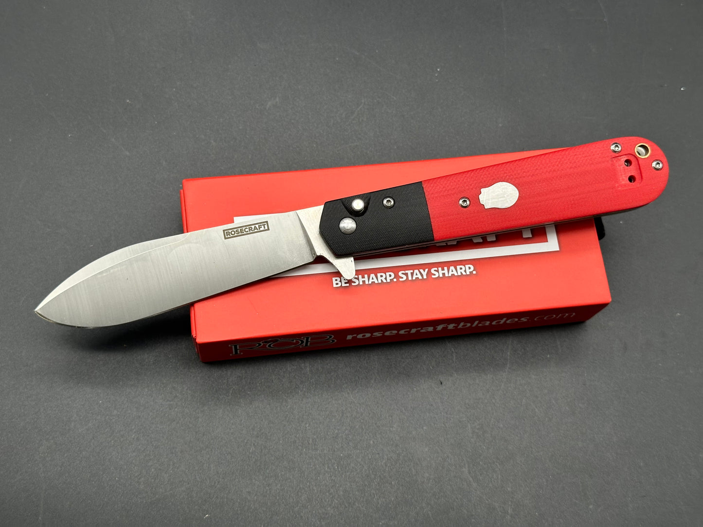 RoseCraft Blades Castorea Black and Red RCM012-RB