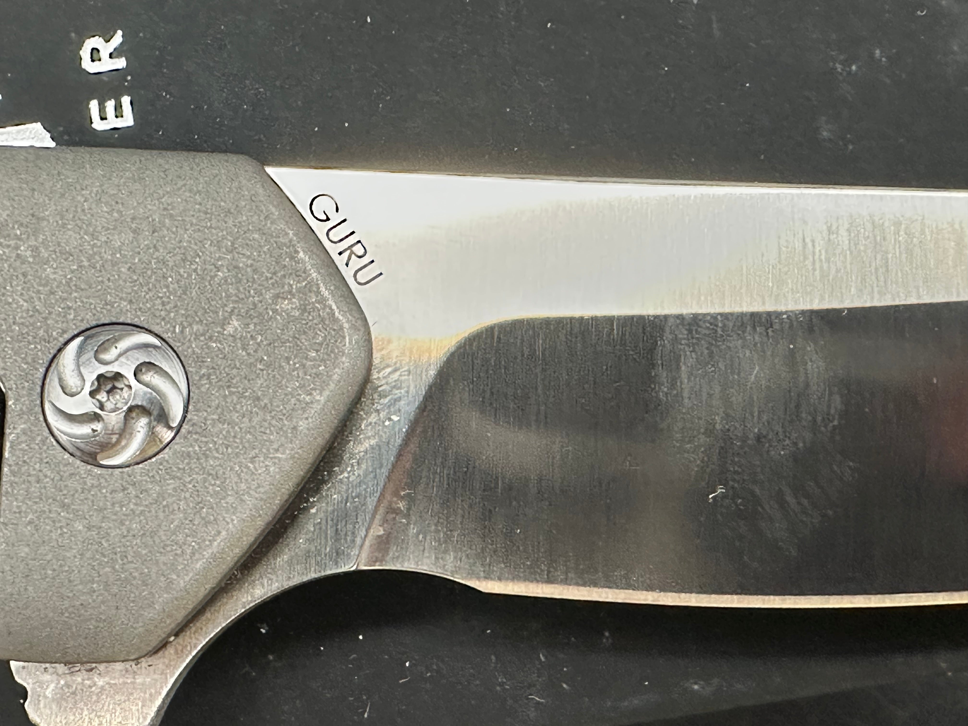 Kizer Degnan Guru Flipper Knife Titanium (3" Satin)