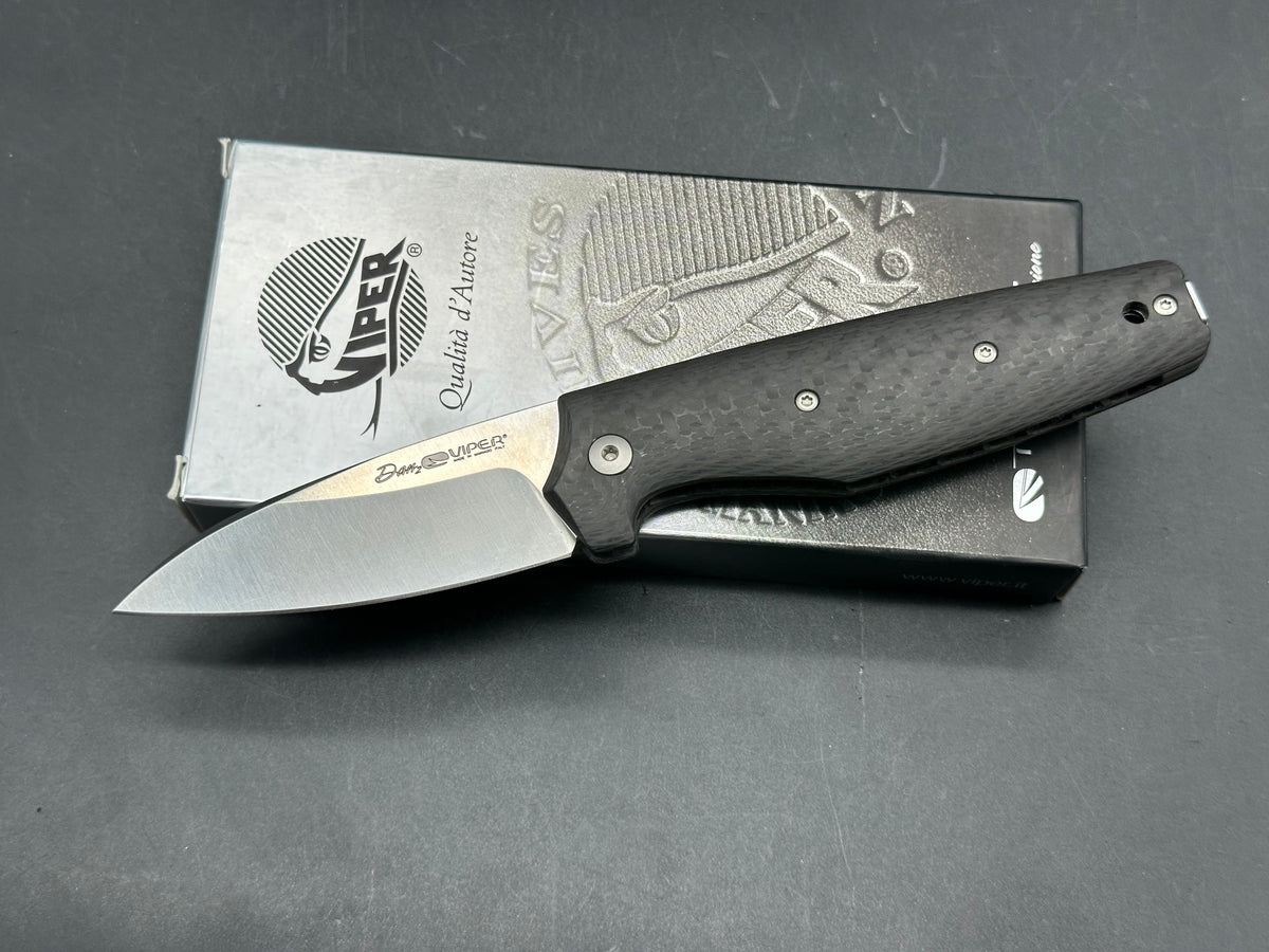 Viper Dan 2 Slip Joint Carbon Fiber handle w/N690 blade