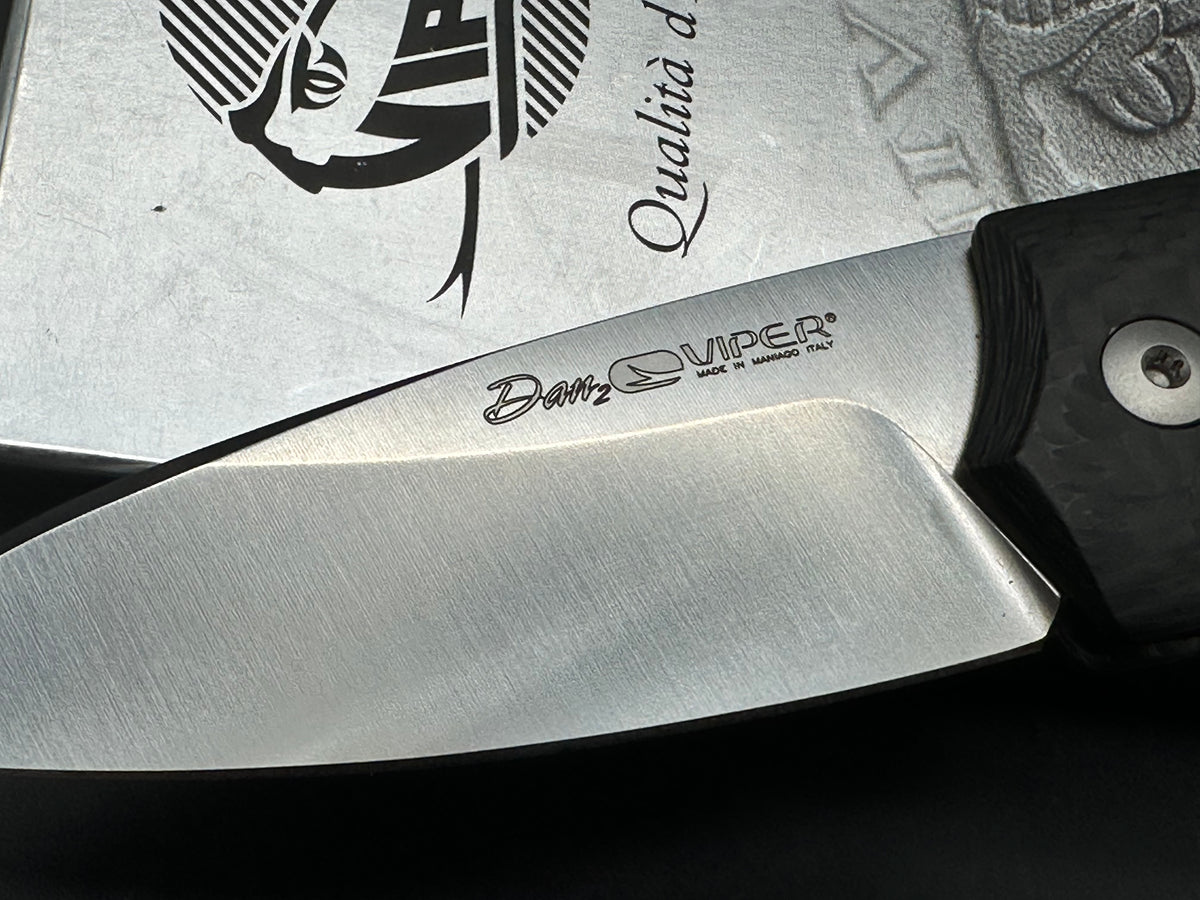 Viper Dan 2 Slip Joint Carbon Fiber handle w/N690 blade