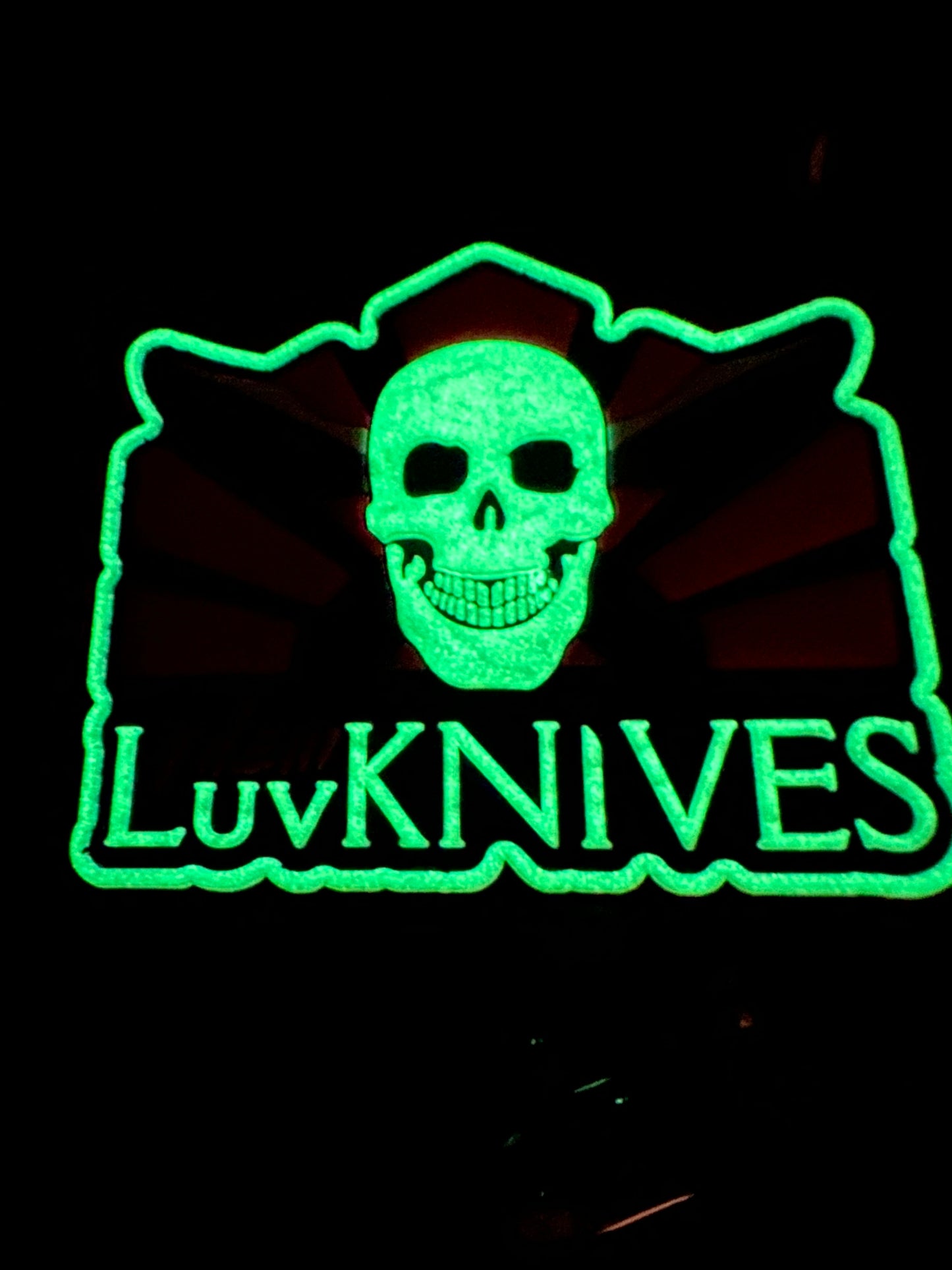 Luvthemknives Koozie / PVC Patch / Sticker bundle