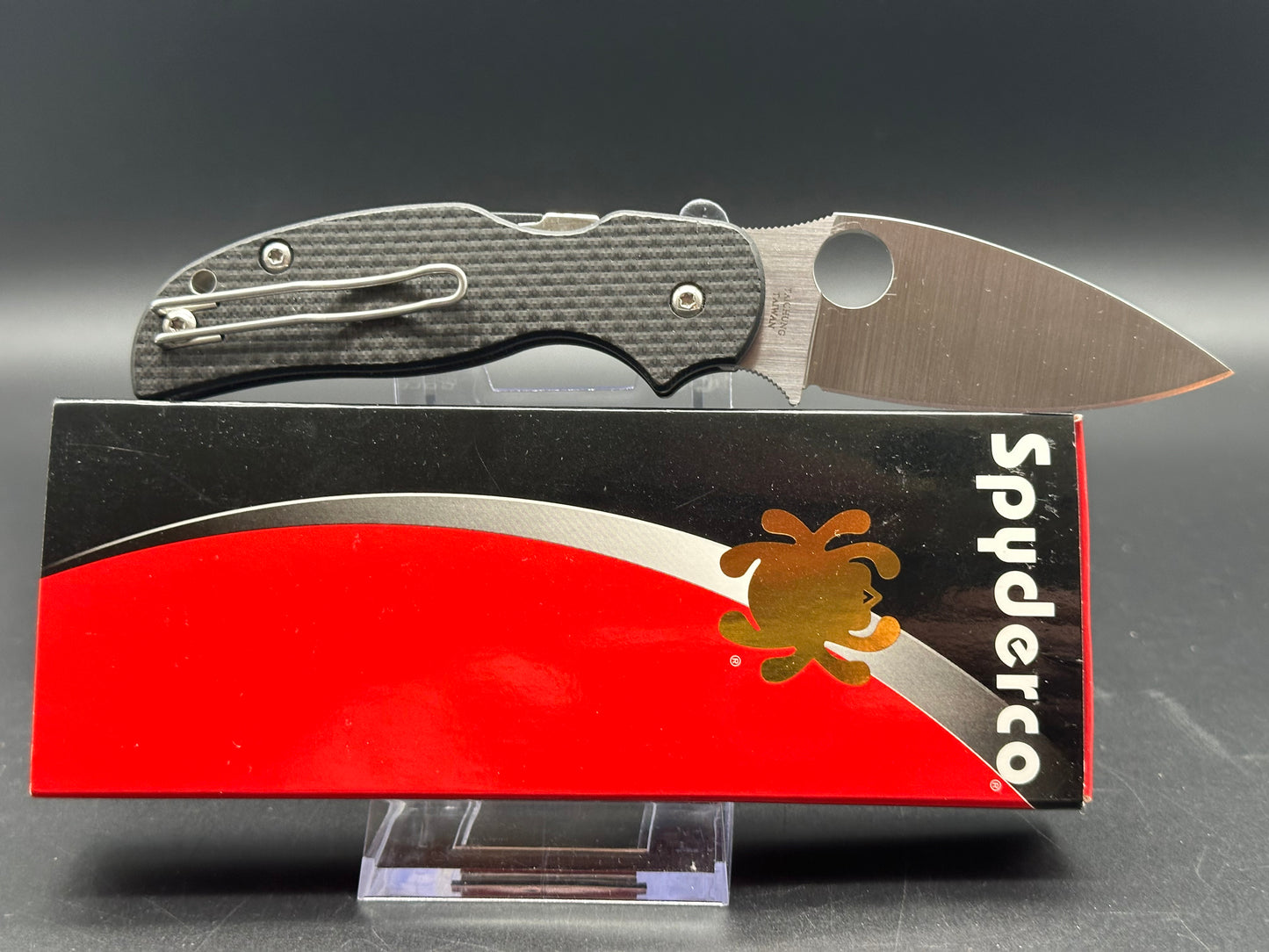 Spyderco Sage 5 in peel ply cf and g10 with a CPM S30V blade