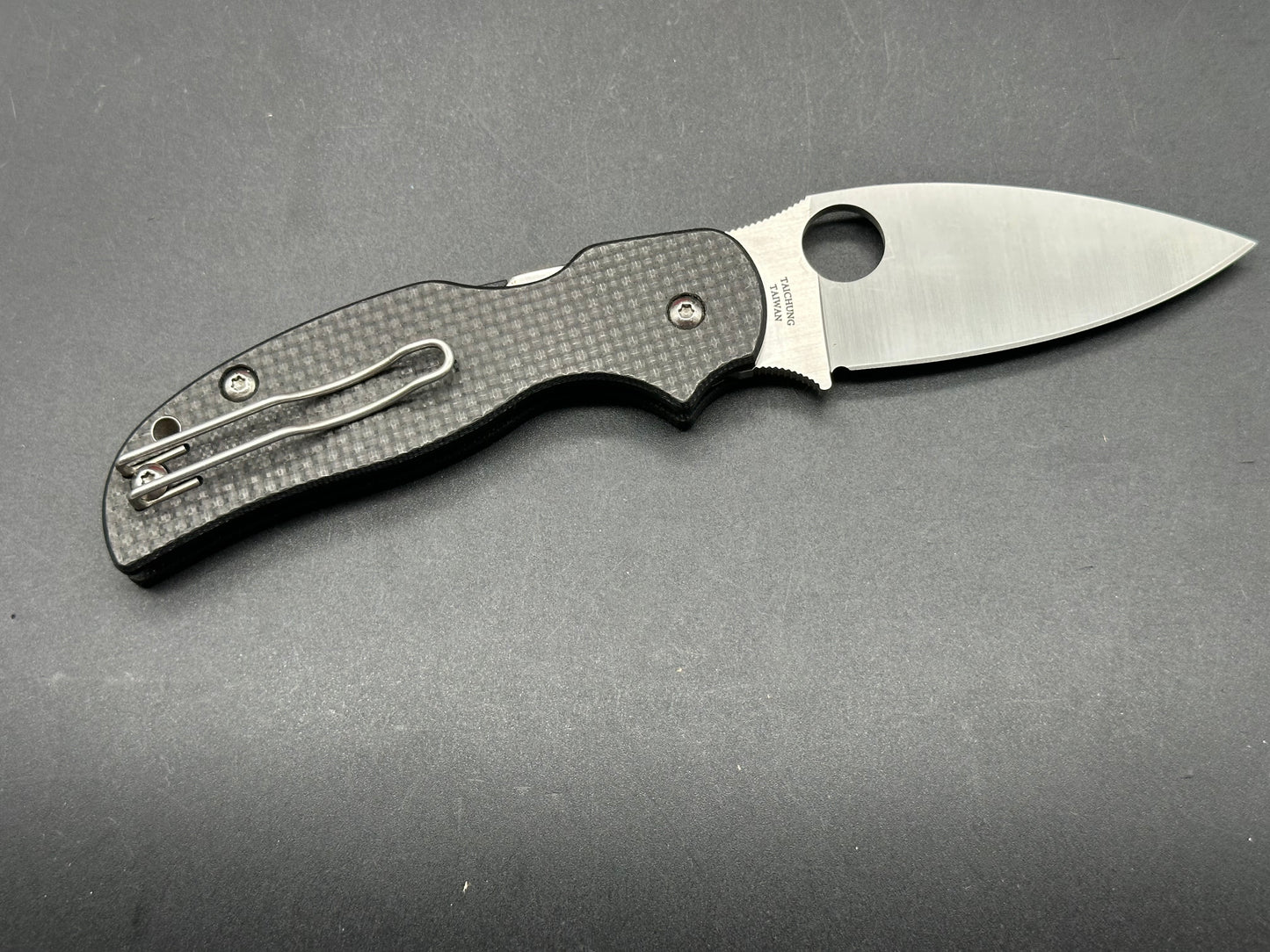 Spyderco Sage 5 in peel ply cf and g10 with a CPM S30V blade