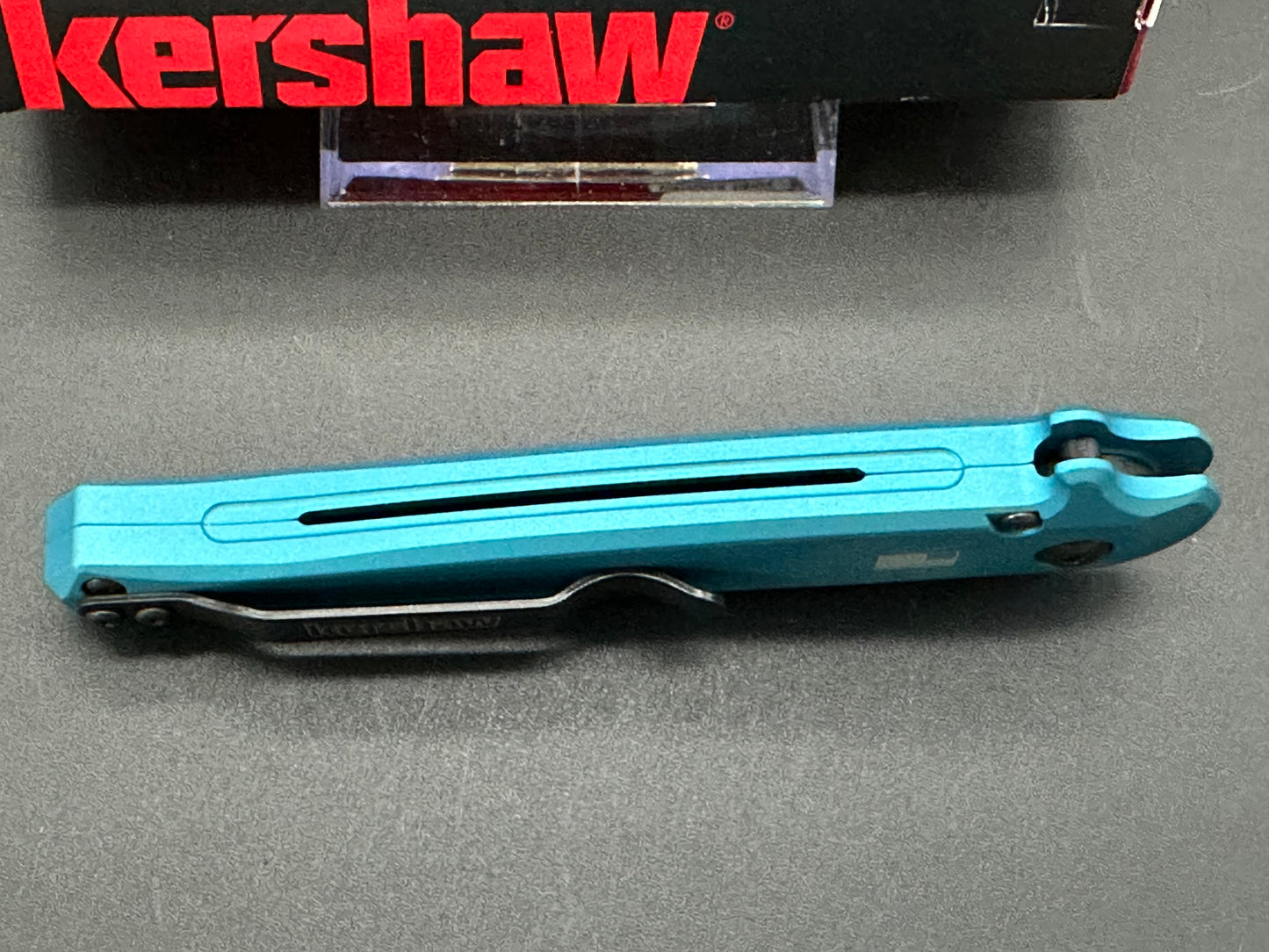 Kershaw Launch 8 teal aluminum