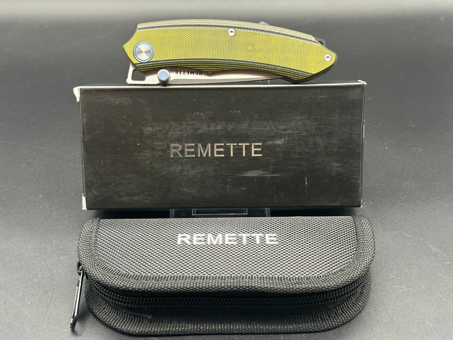 REMETTE Pocket Wild Species 14C28N Blade G10 Handle,Front Flipper