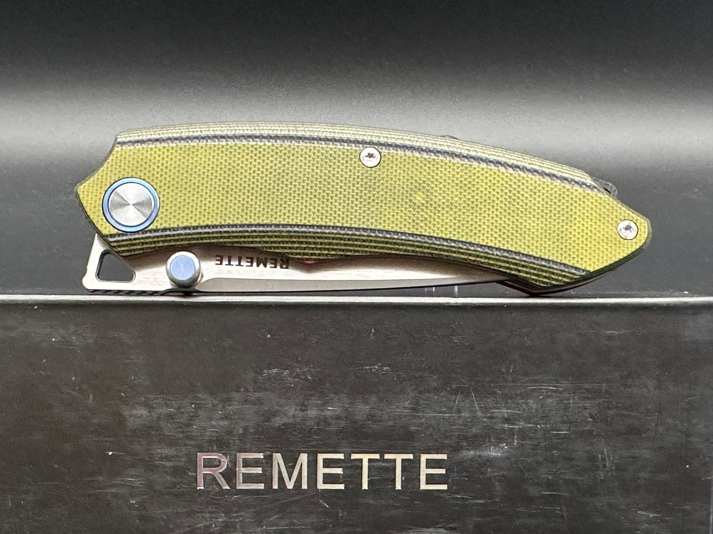 REMETTE Pocket Wild Species 14C28N Blade G10 Handle,Front Flipper