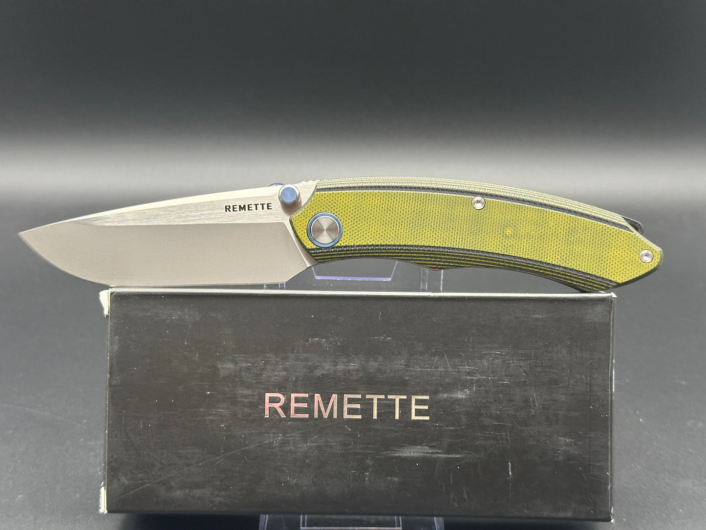 REMETTE Pocket Wild Species 14C28N Blade G10 Handle,Front Flipper