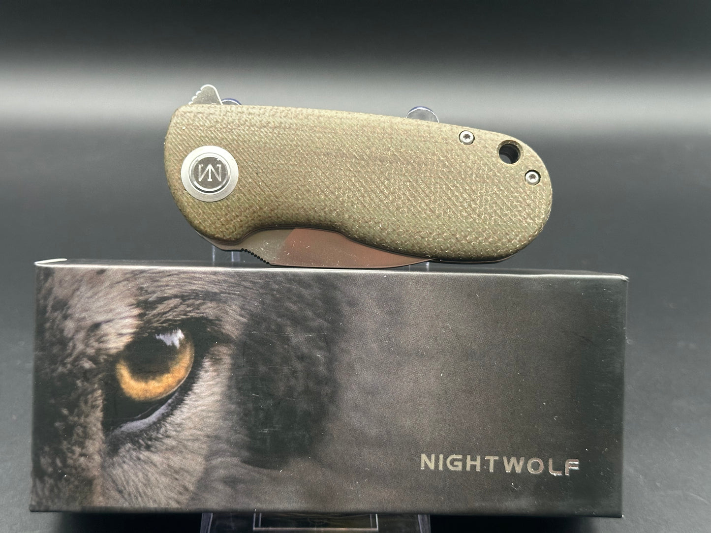 Nightwolf N03 micarta handle w/D2 Blade