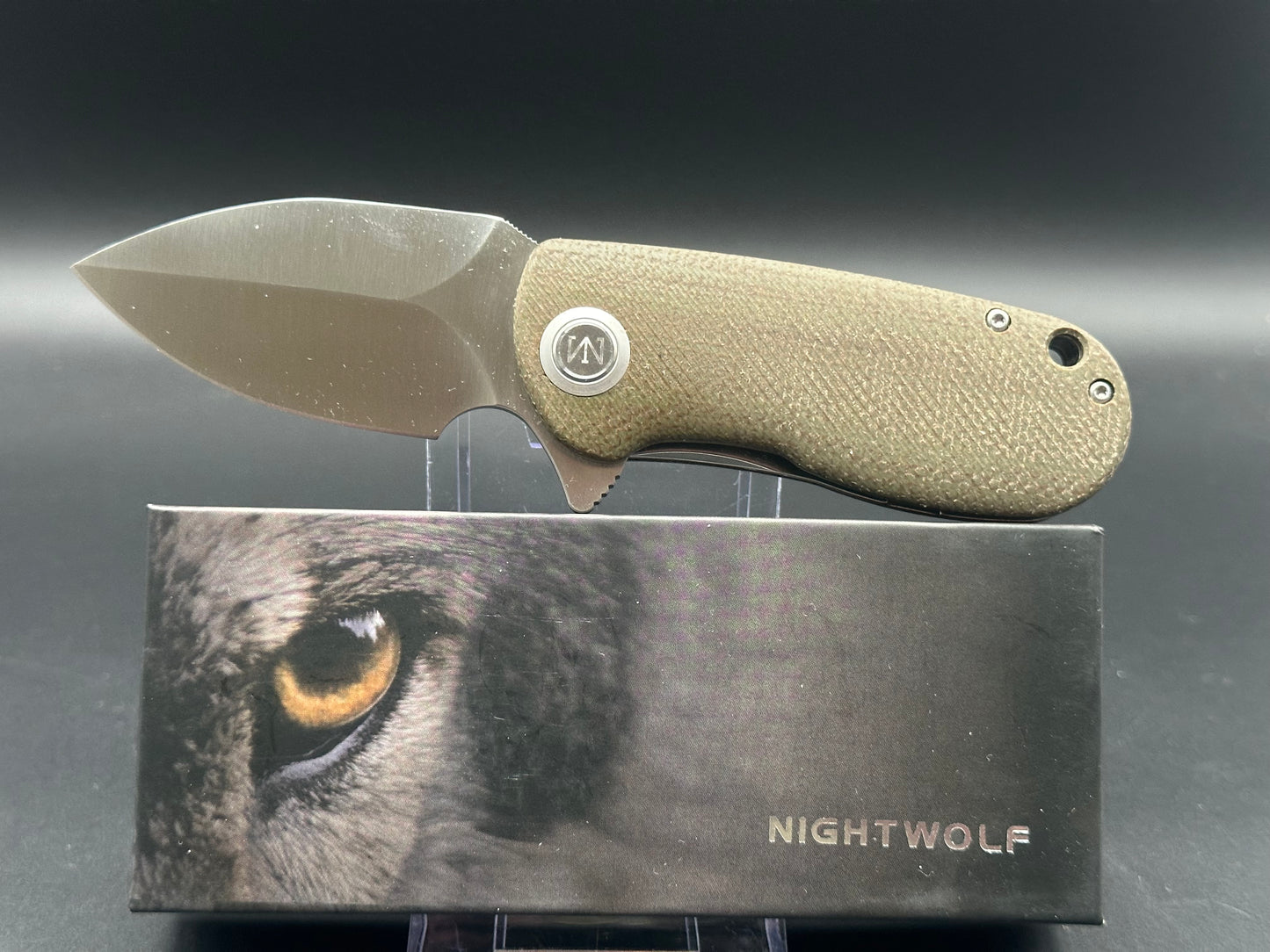 Nightwolf N03 micarta handle w/D2 Blade