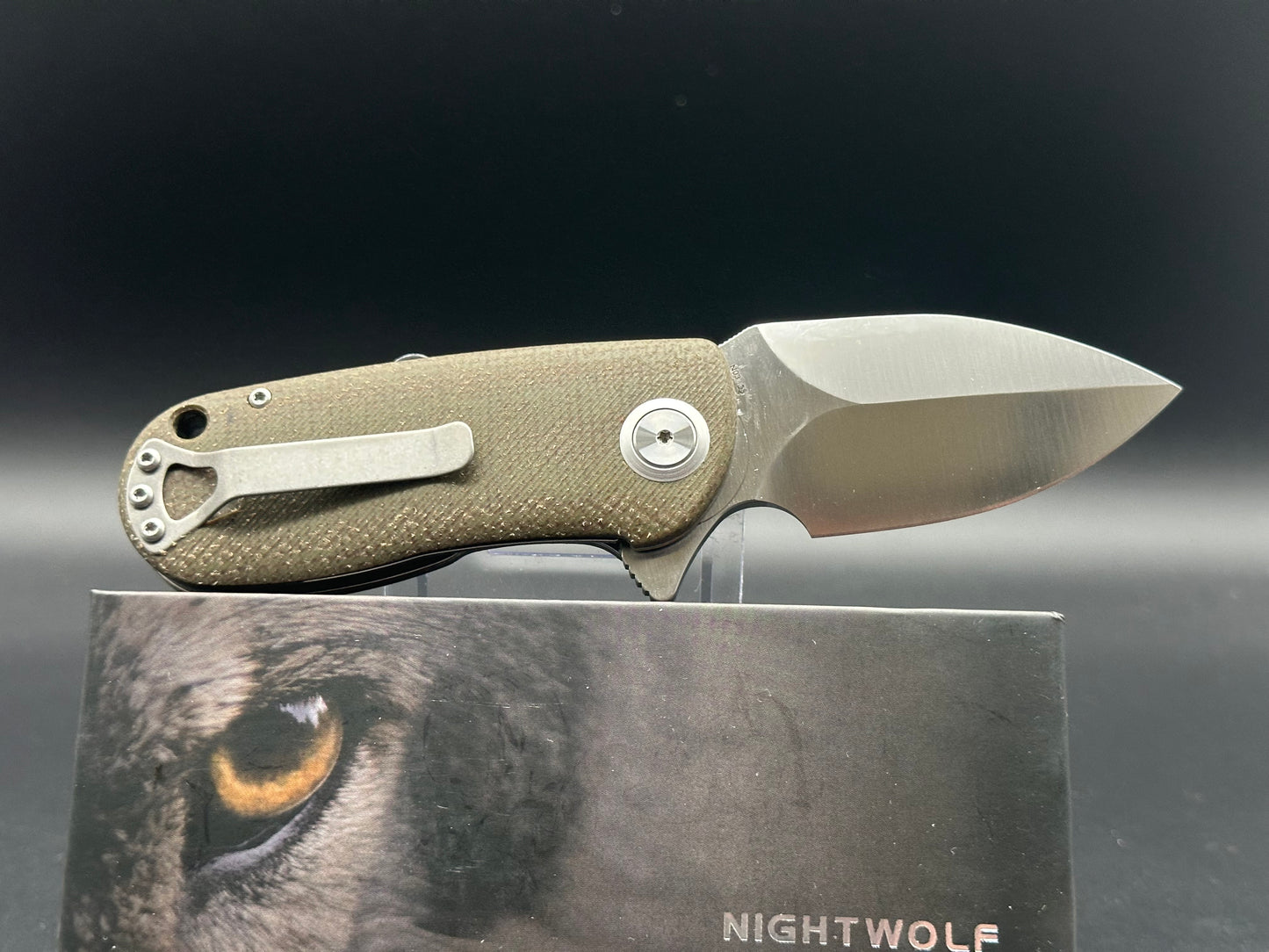 Nightwolf N03 micarta handle w/D2 Blade