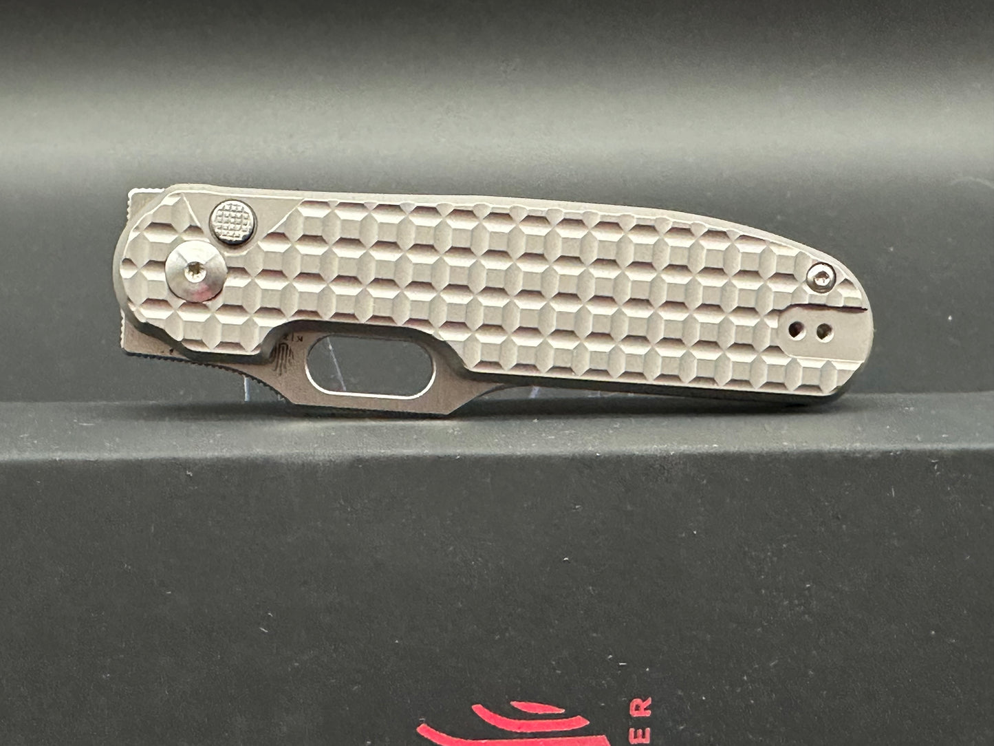 Kizer Cormorant Button Lock Knife Titanium (3.15" Satin 20CV)