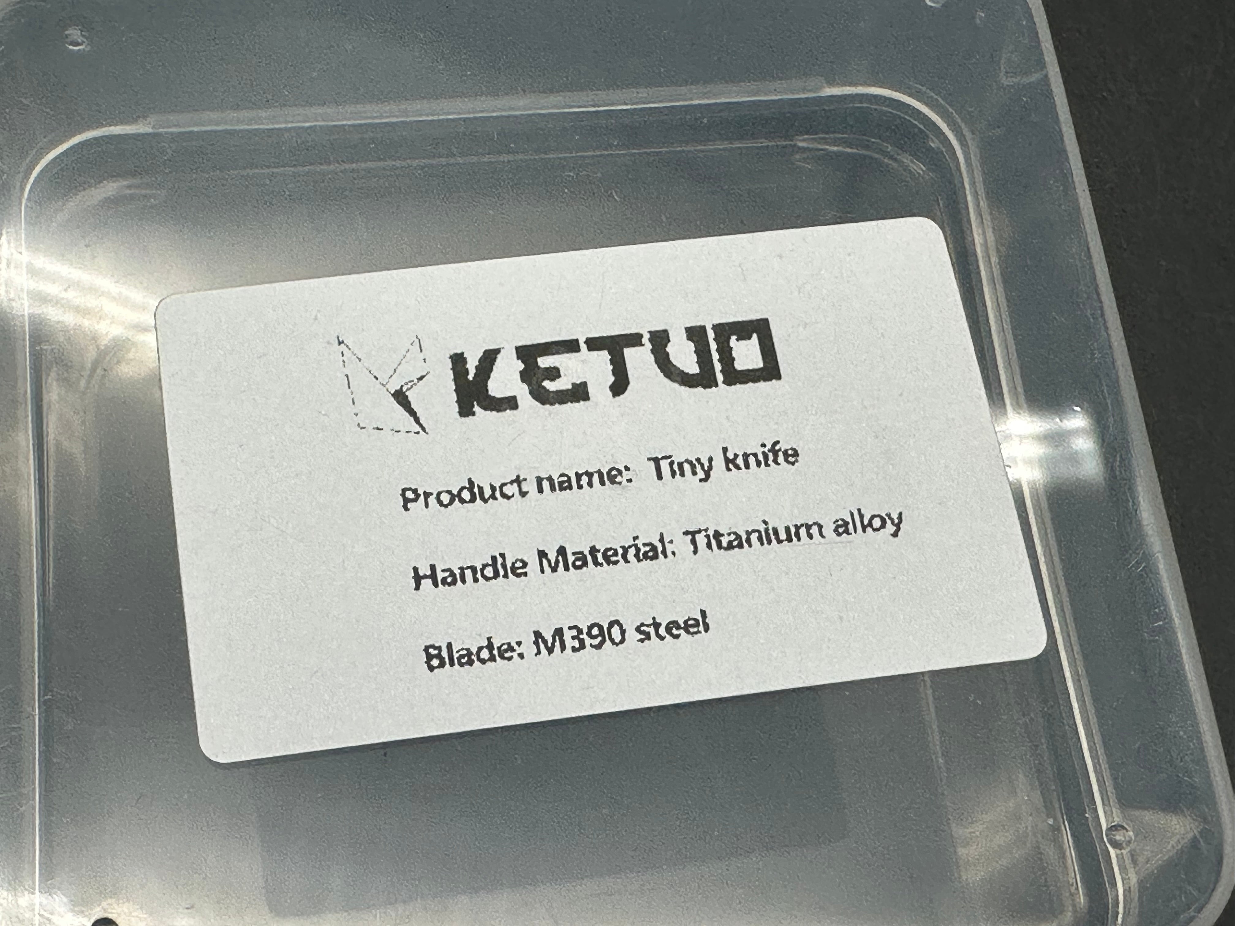 Ketuo Knife - Mini Knife (beetle)