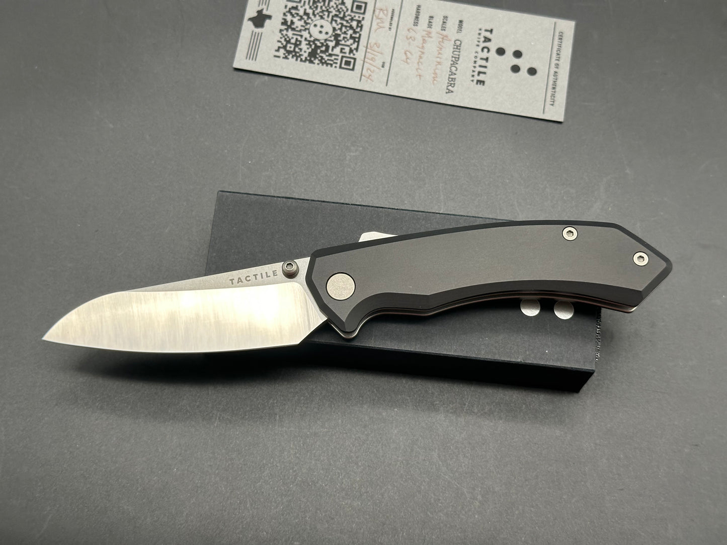 Tactile Knife Chupacabra superlock - Satin Finish Magnacut blade