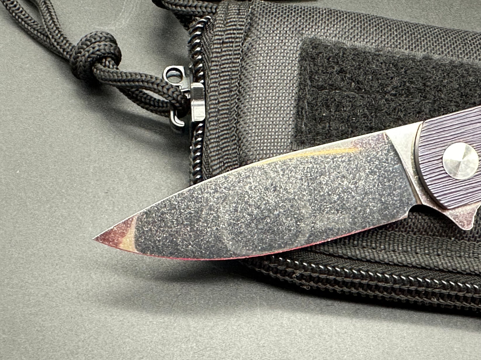 Monterey Bay Laconico knife XLC titanium integral handle w/M390 3.75 b