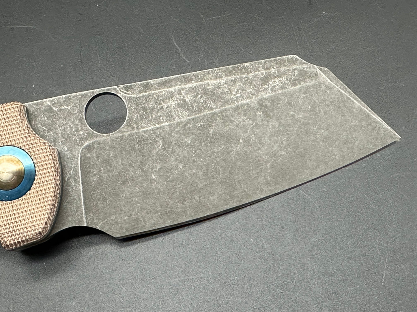 KIZER C01C SHEEPDOG XL BROWN MICARTA HANDLE 154CM (heavily modded)