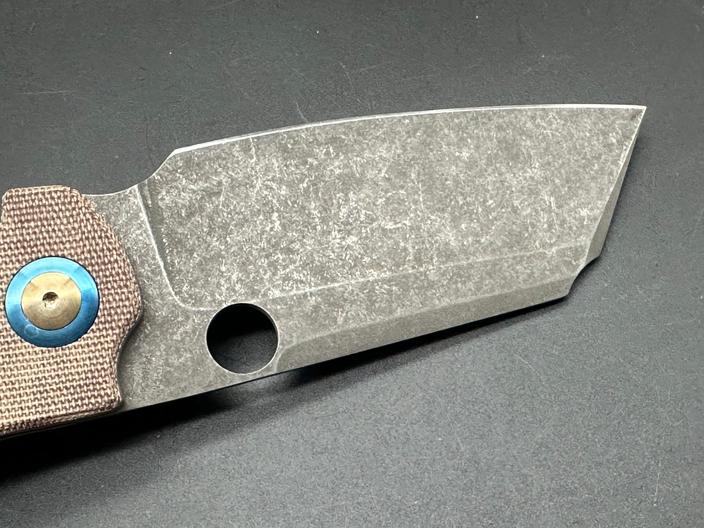 KIZER C01C SHEEPDOG XL BROWN MICARTA HANDLE 154CM (heavily modded)