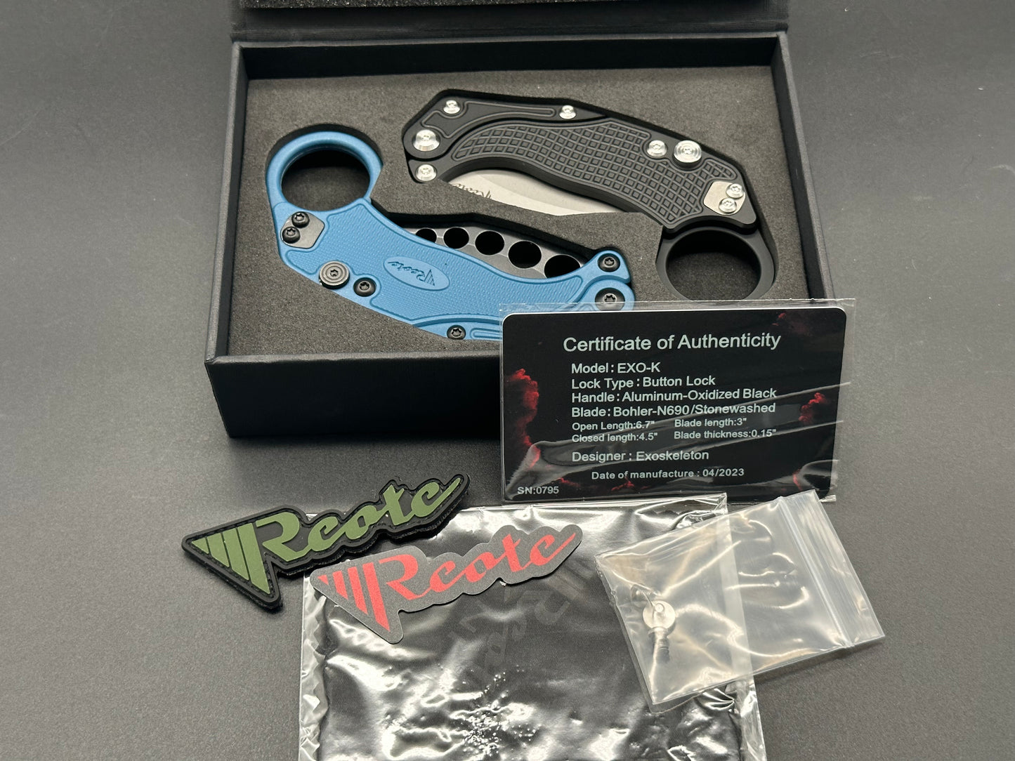 Reate Exo-K Karambit w/Trainer