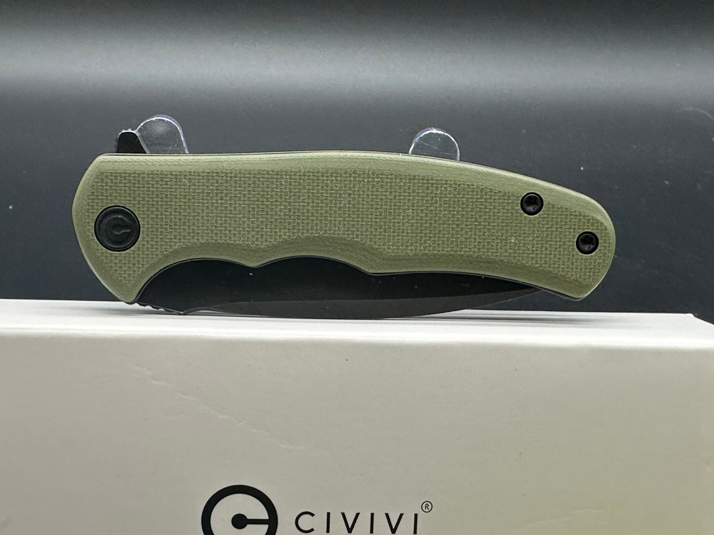 CIVIVI Mini Praxis Flipper Liner Lock Knife OD Green G-10