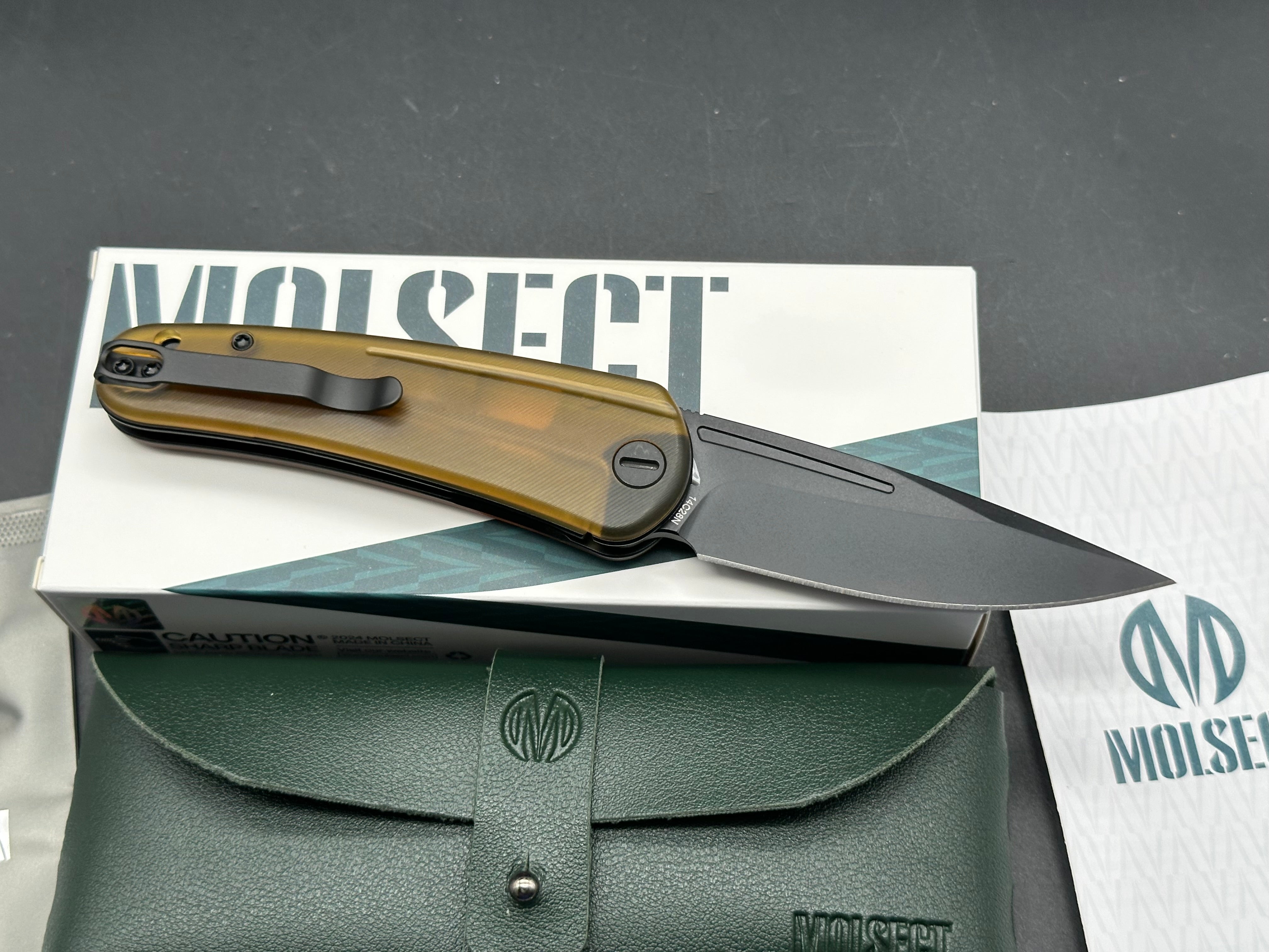 Molsect Orbit Ultem handles 14C28N black blade