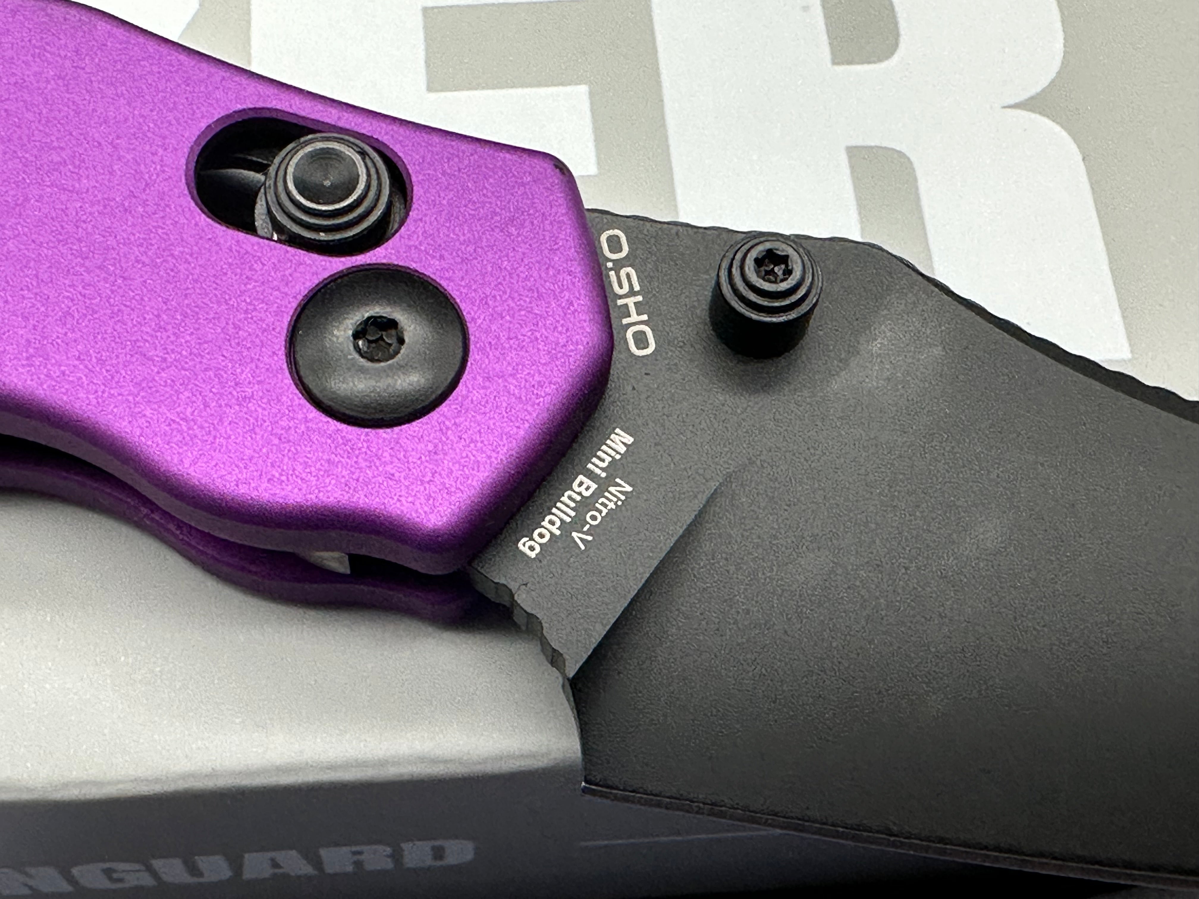 KIZER MINI BULLDOG | NITRO-V  PURPLE ALUMINUM