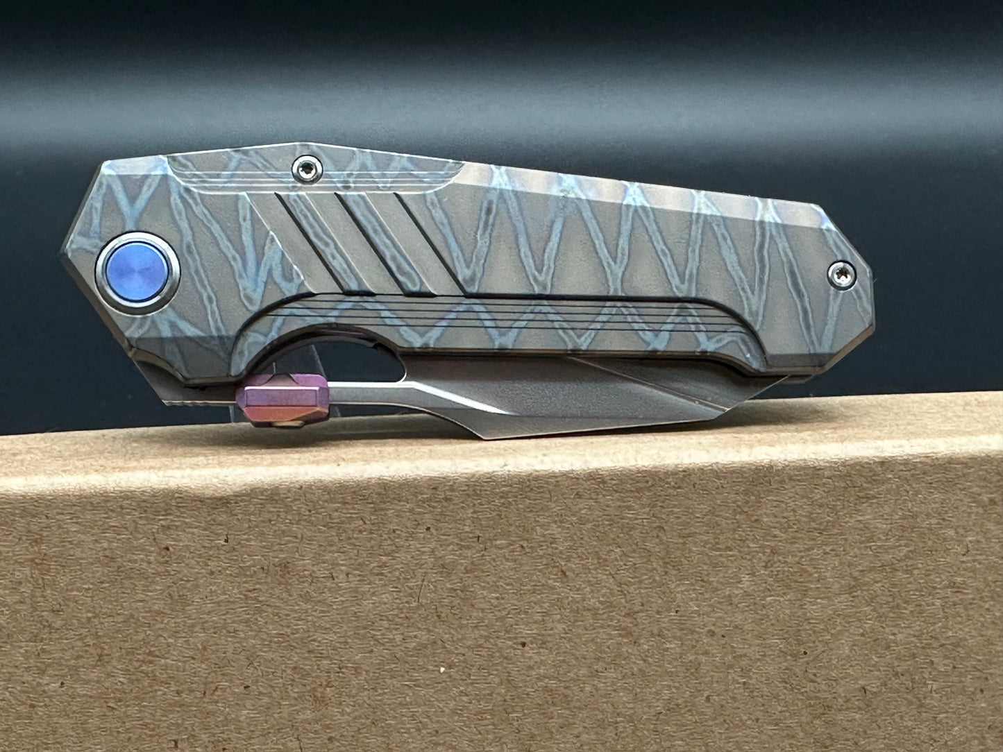 FENGYELIN - Flame Shield/Flamed-Milled Ti Frame + Custom Ano Accents