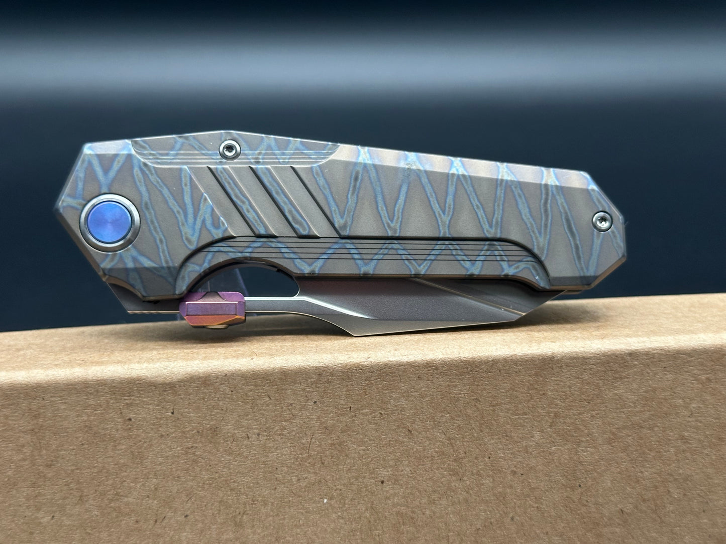 FENGYELIN - Flame Shield/Flamed-Milled Ti Frame + Custom Ano Accents