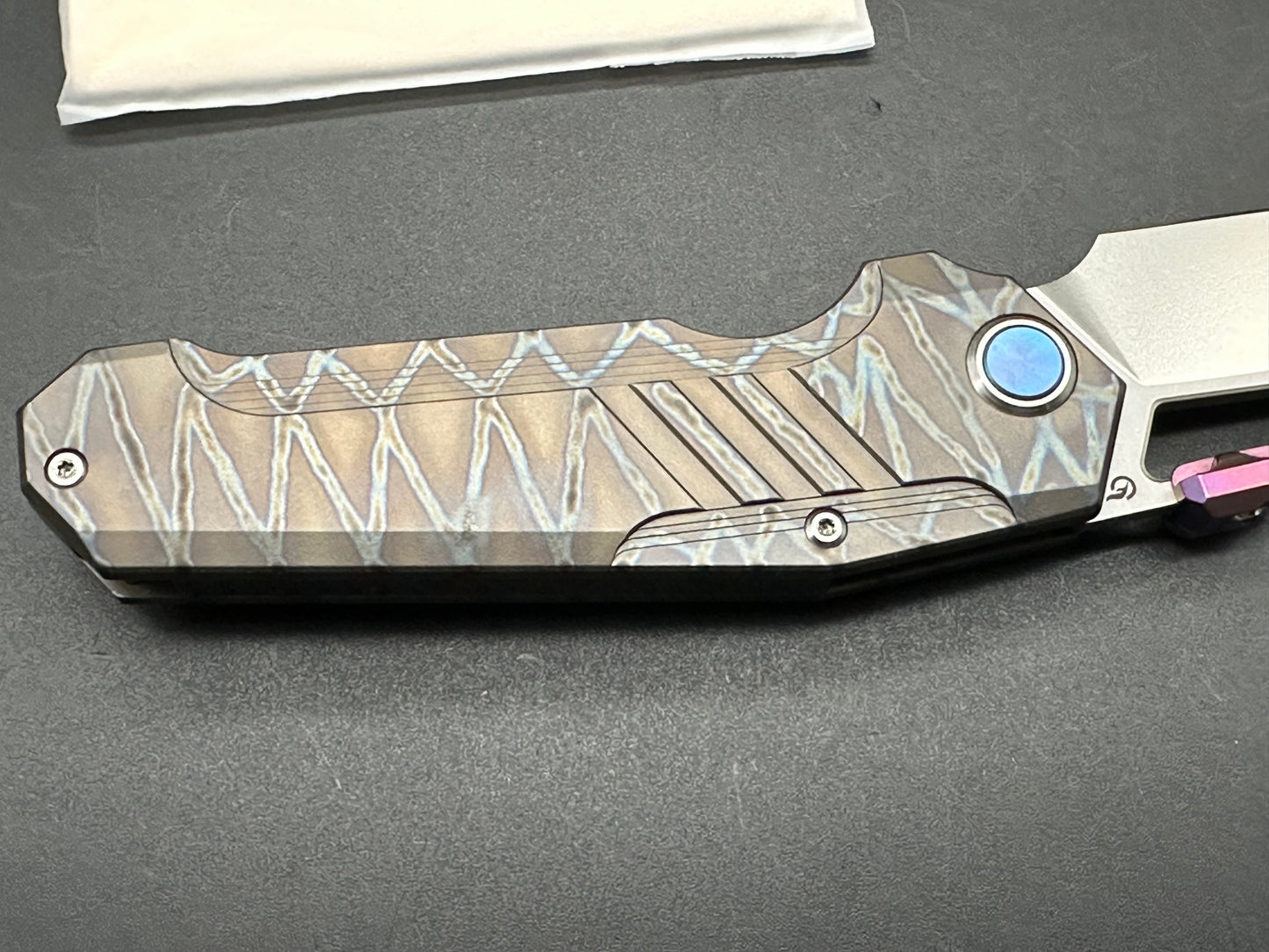 FENGYELIN - Flame Shield/Flamed-Milled Ti Frame + Custom Ano Accents