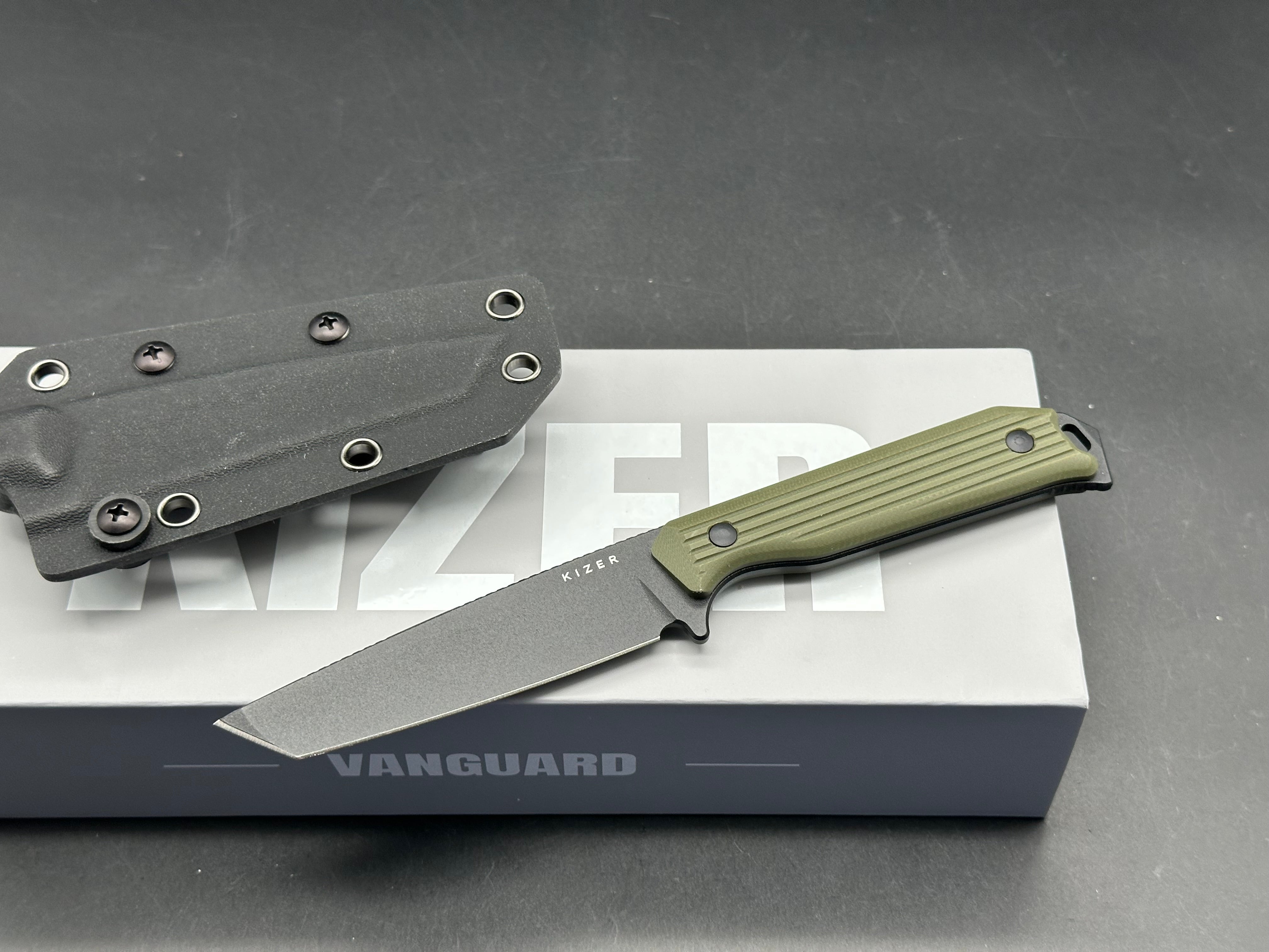BEGLEITER FIX  BLACK AEB-L  BLADE GREEN G10