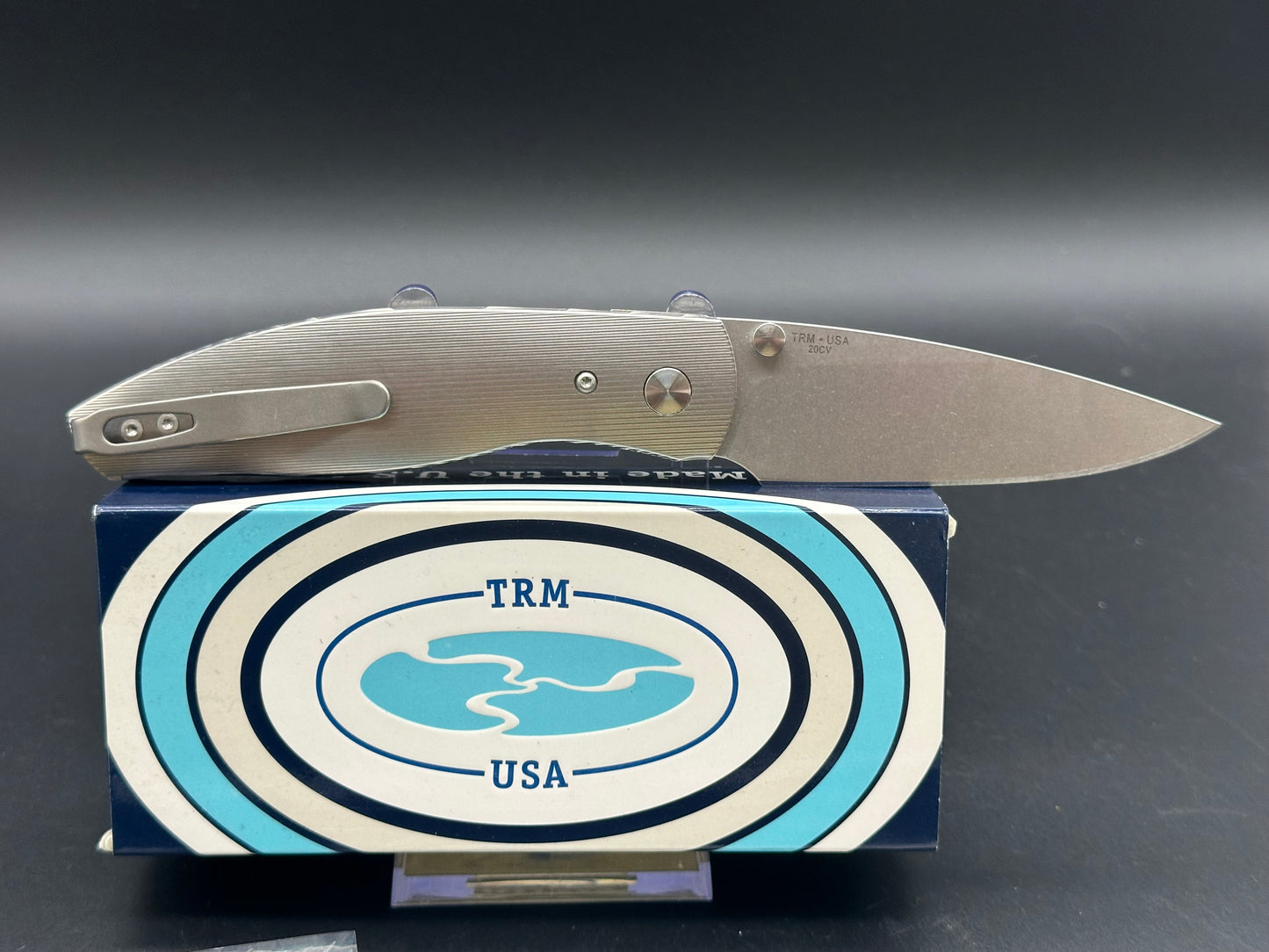 TRM Atom titanium handles w/20CV blade