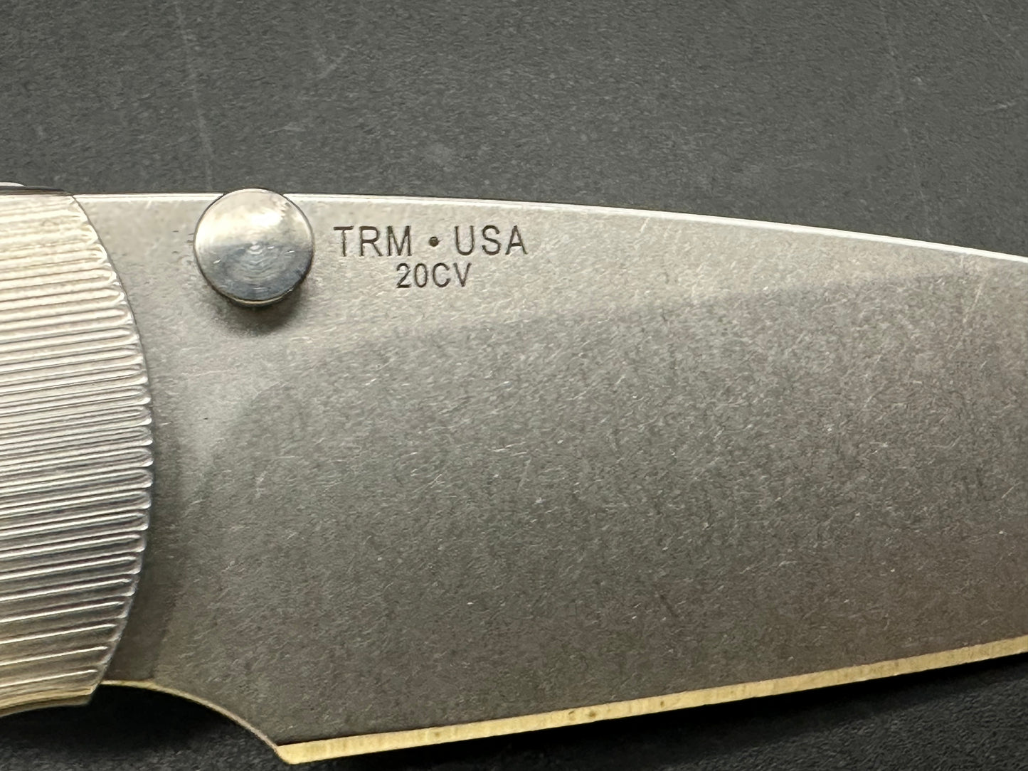 TRM Atom titanium handles w/20CV blade