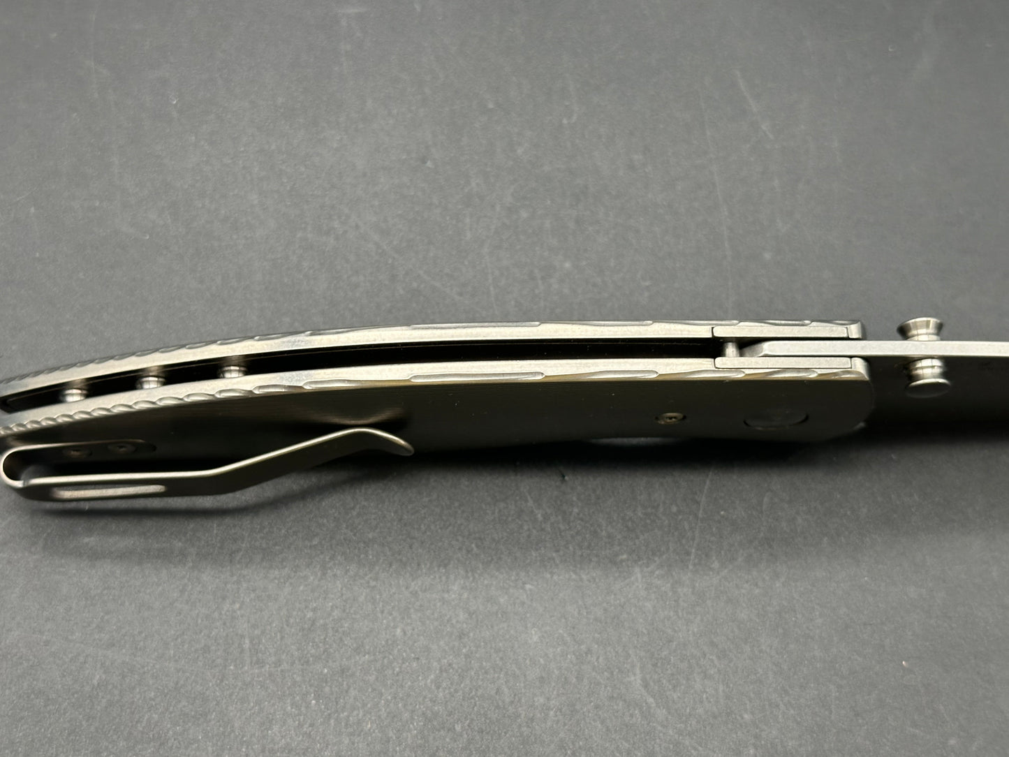 TRM Atom titanium handles w/20CV blade